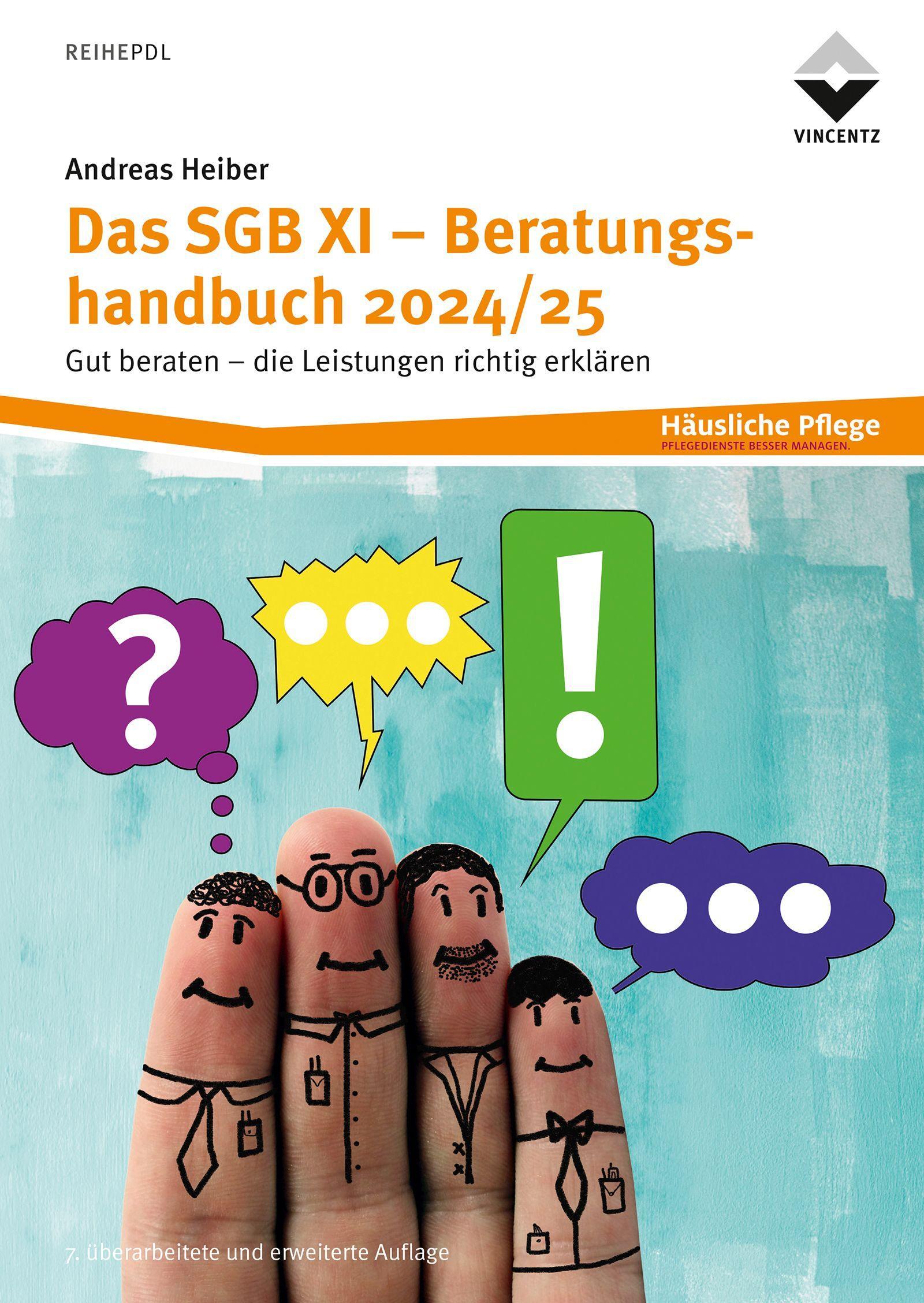 Vorderes Coverbild Das SGB XI - Beratungshandbuch 2024/25