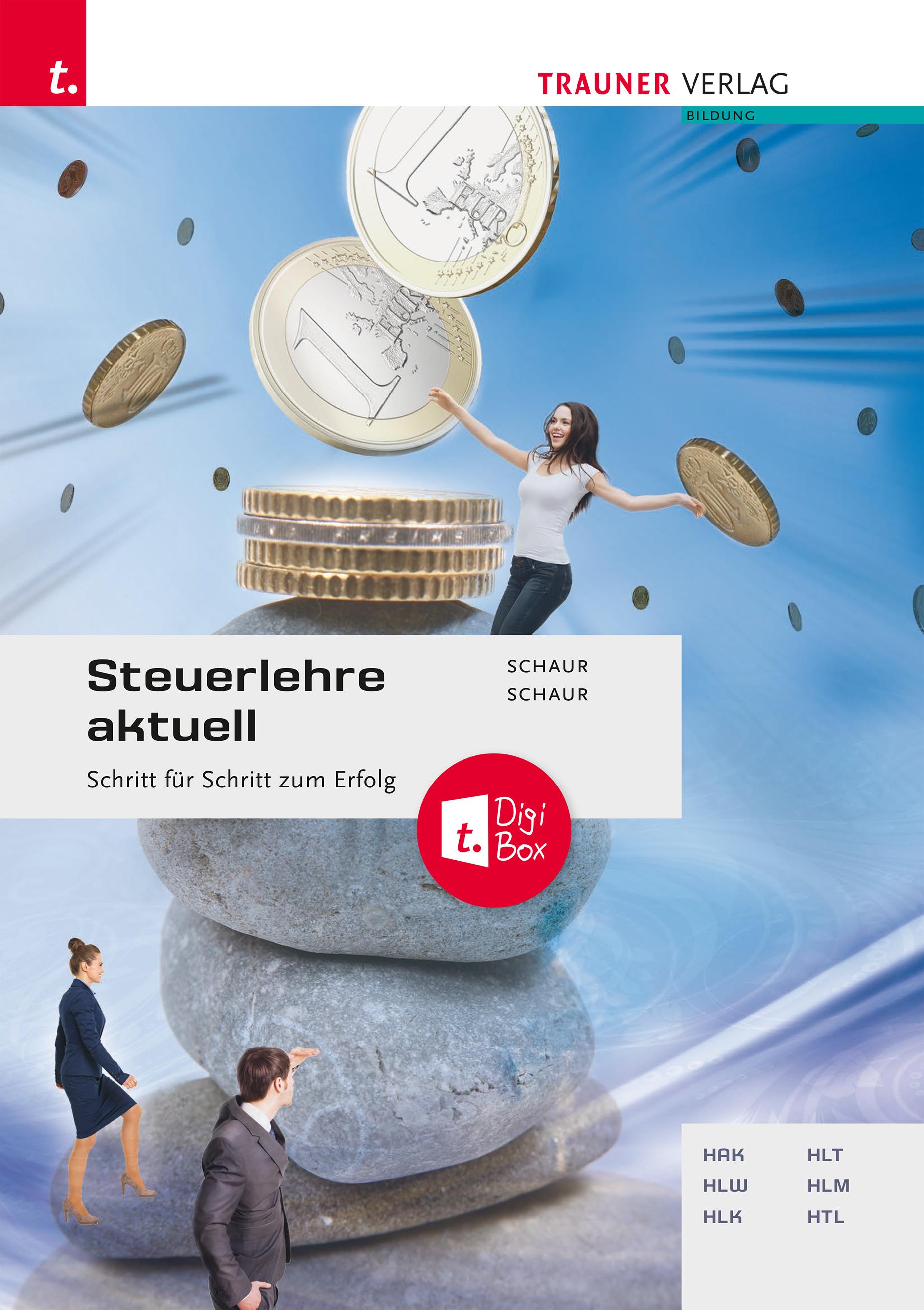 Vorderes Coverbild Steuerlehre aktuell + TRAUNER-DigiBox