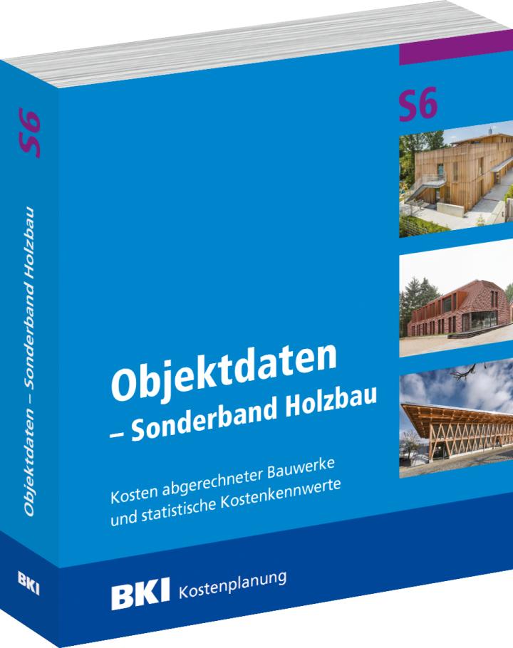 Vorderes Coverbild BKI Objektdaten S6 - Sonderband Holzbau