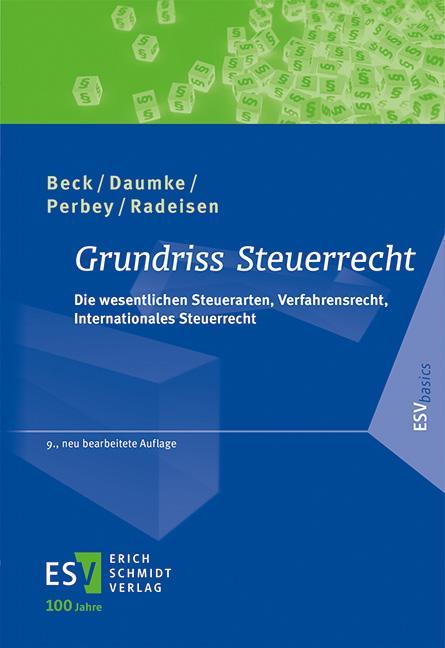 Vorderes Coverbild Grundriss Steuerrecht