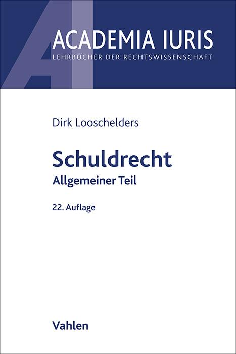 Vorderes Coverbild Schuldrecht Allgemeiner Teil. Schuldrecht AT