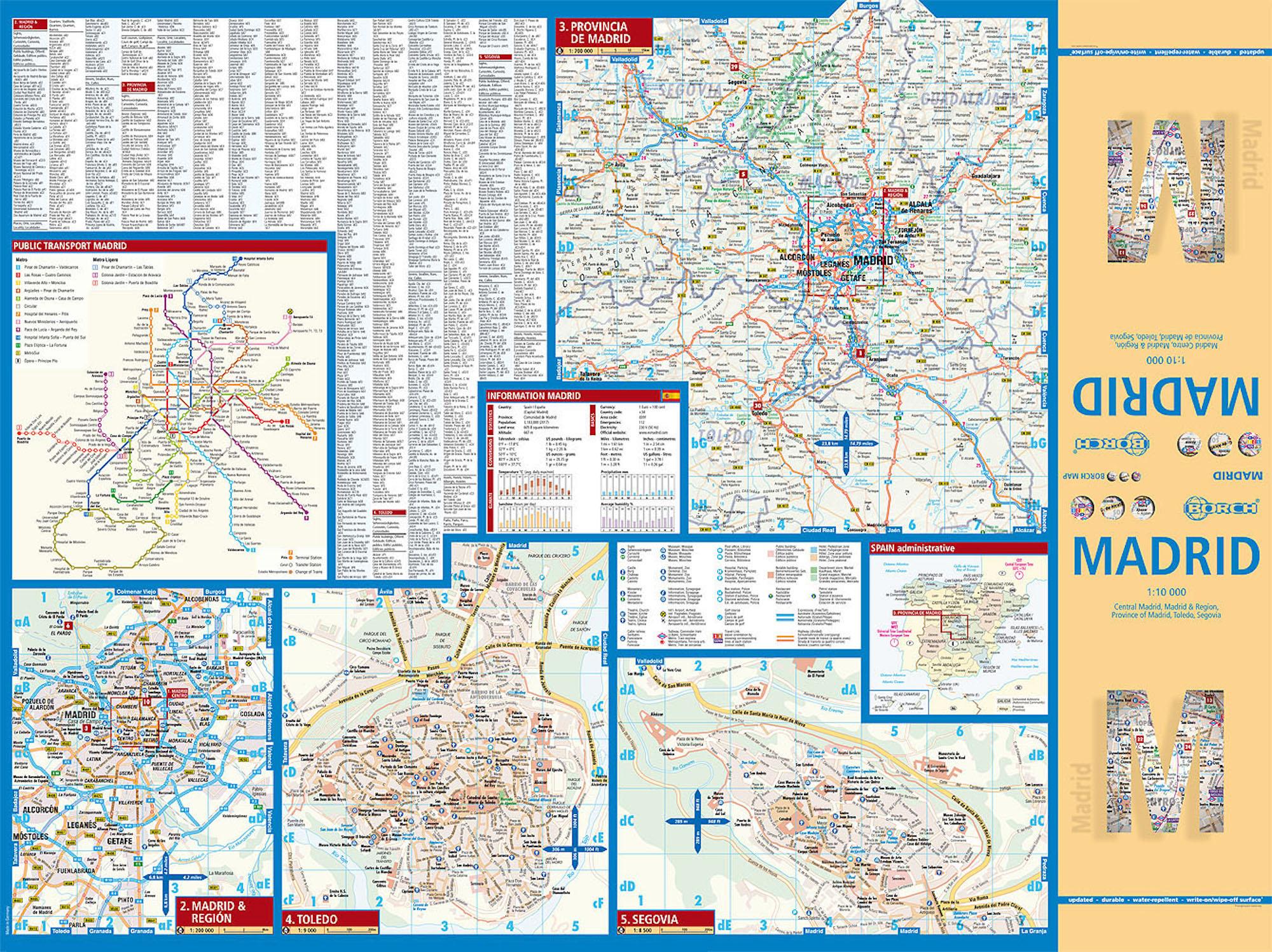 Beispielinhalt (Bild) Madrid 1 : 10 000