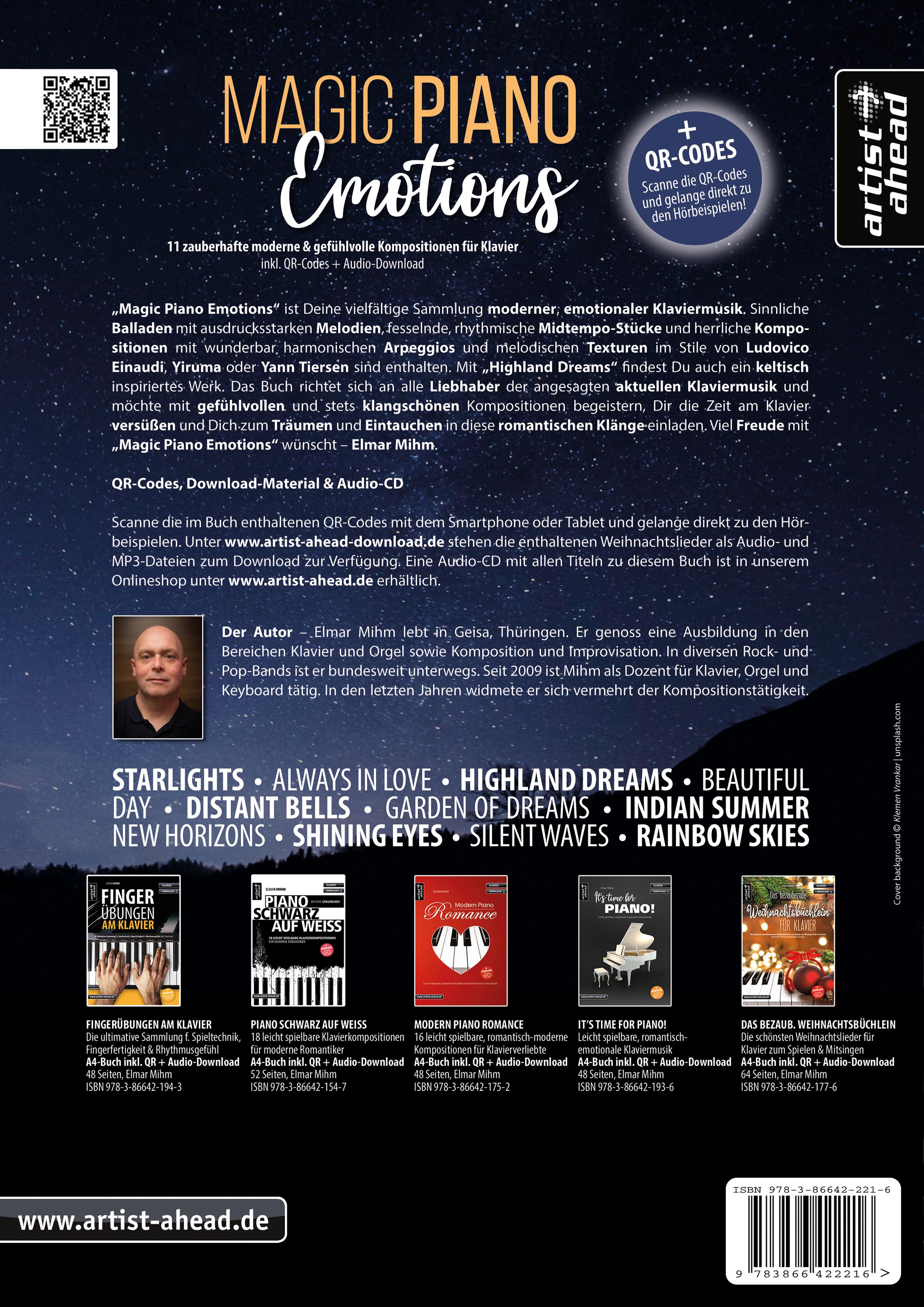 Rückseitencover Magic Piano Emotions