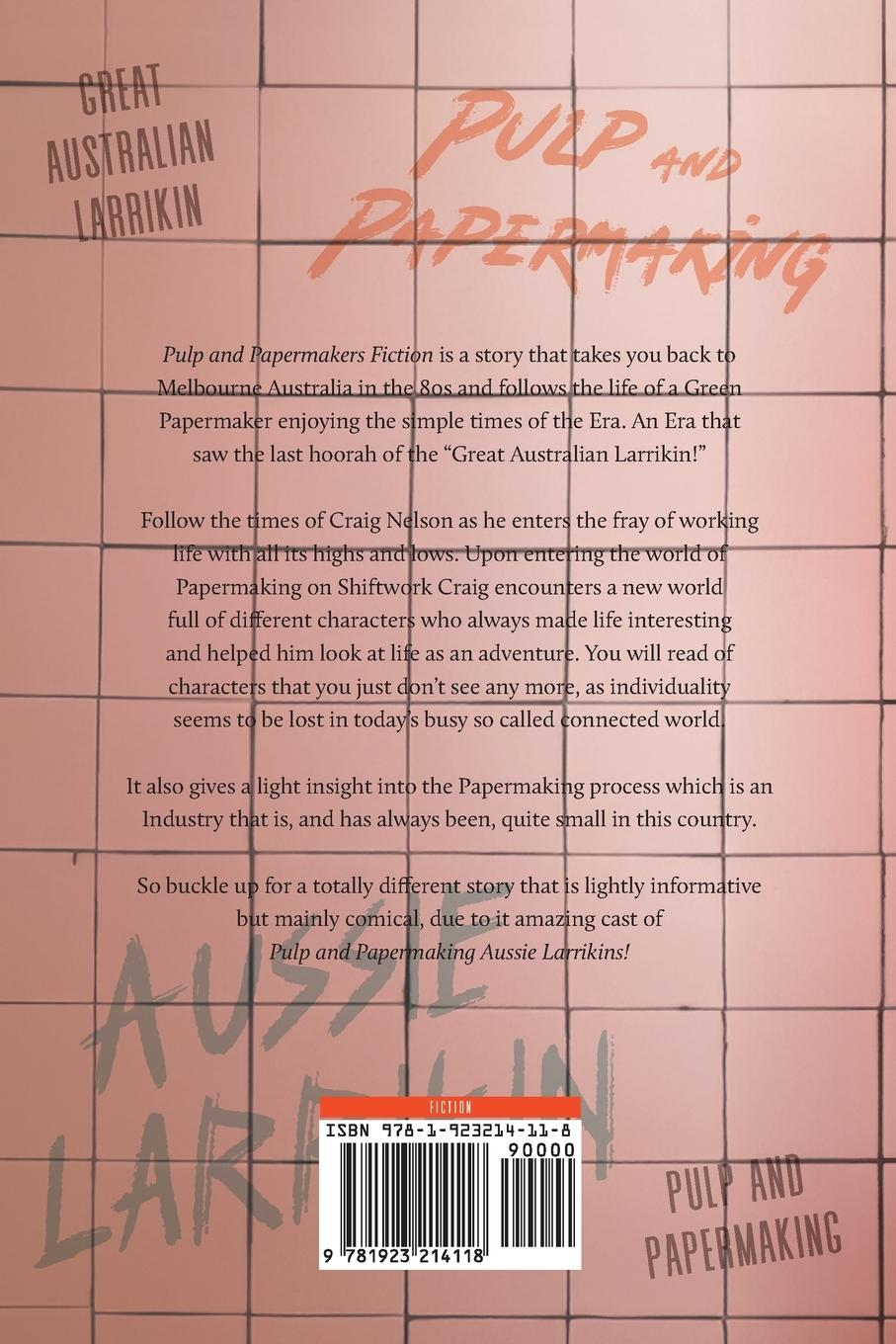 Rückseitencover Pulp and Papermakers Fiction
