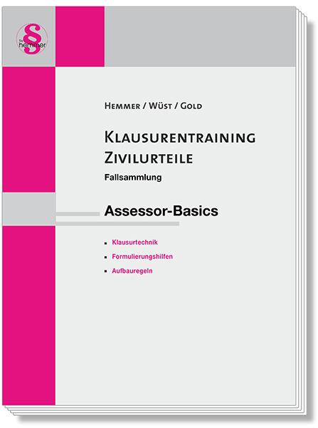 Vorderes Coverbild Klausurentraining Zivilurteile Assessor-Basics