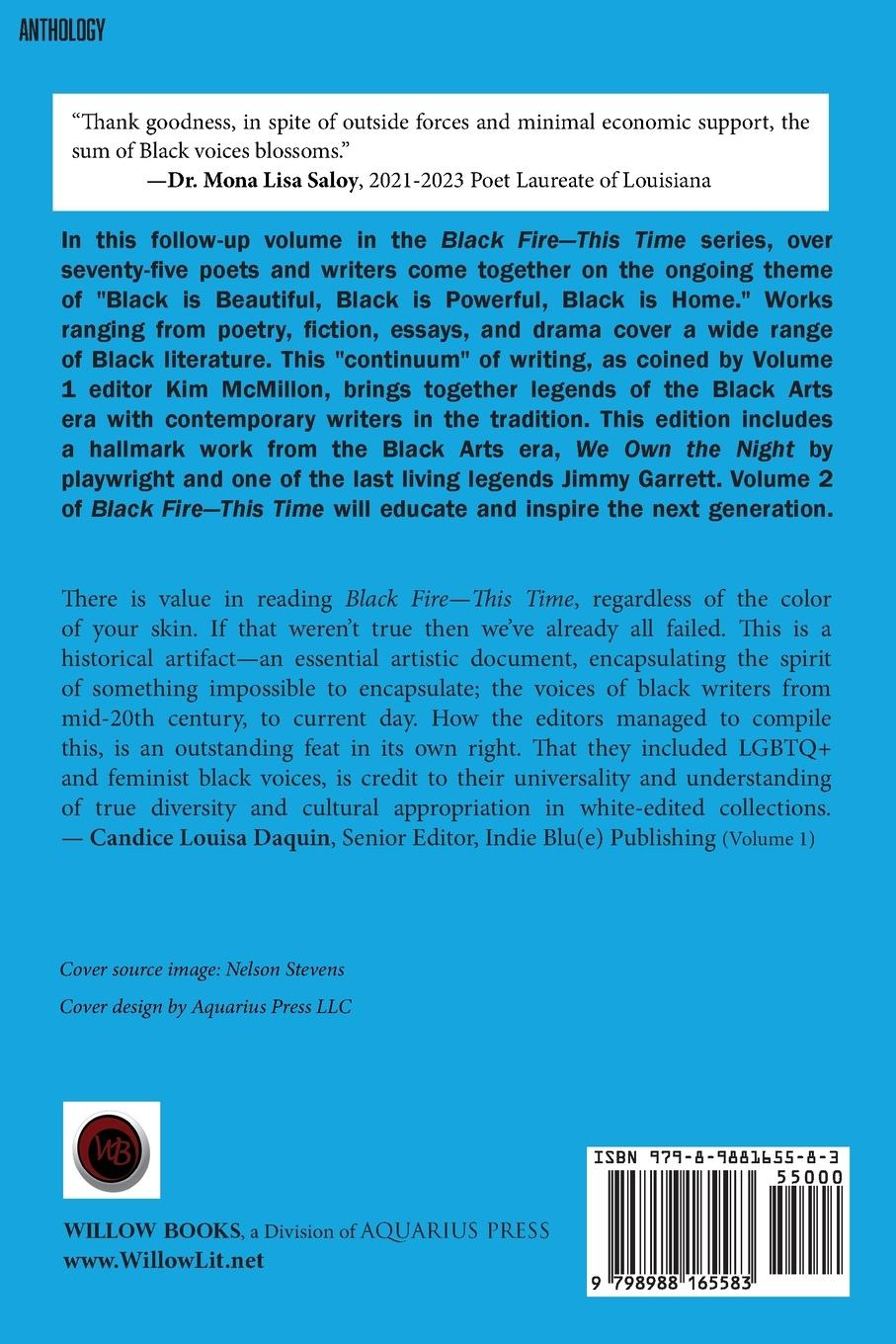 Rückseitencover Black Fire This Time Volume 2