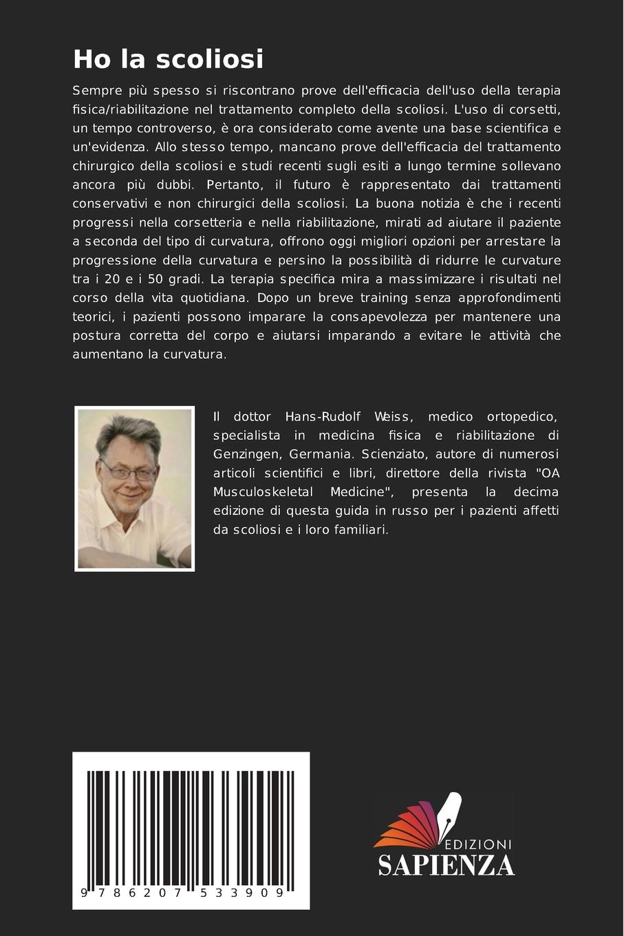 Rückseitencover Ho la scoliosi