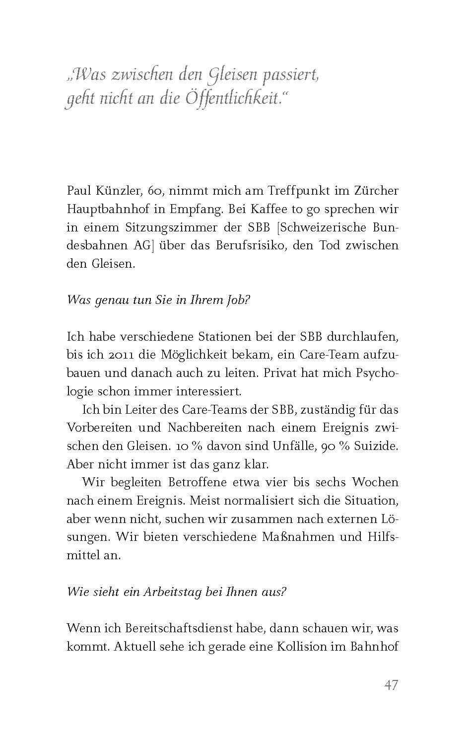 Beispielinhalt (Bild) Suizid - Reden wir darüber