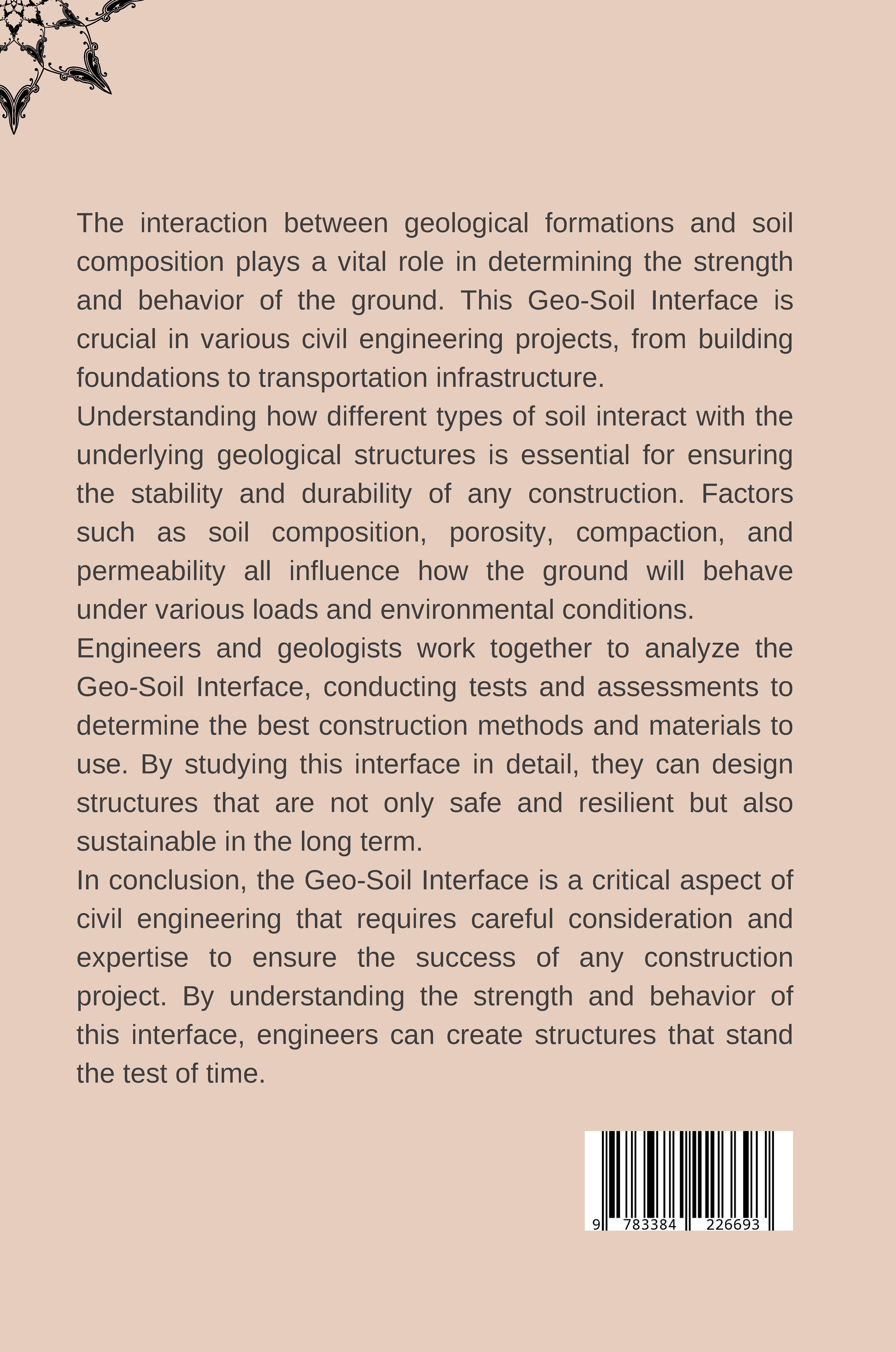 Rückseitencover Geo-Soil Interface: Strength & Behavior