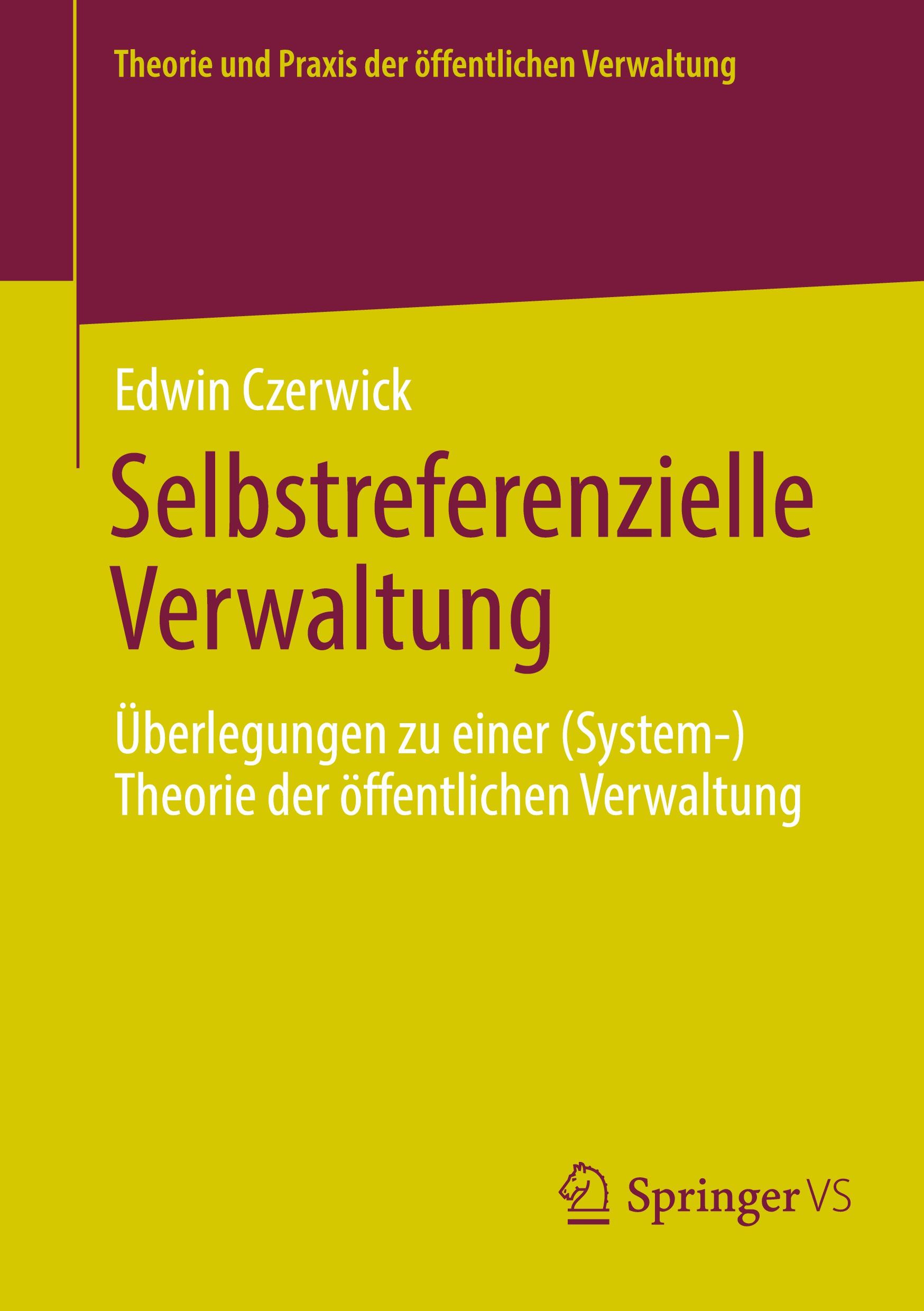 Vorderes Coverbild Selbstreferenzielle Verwaltung