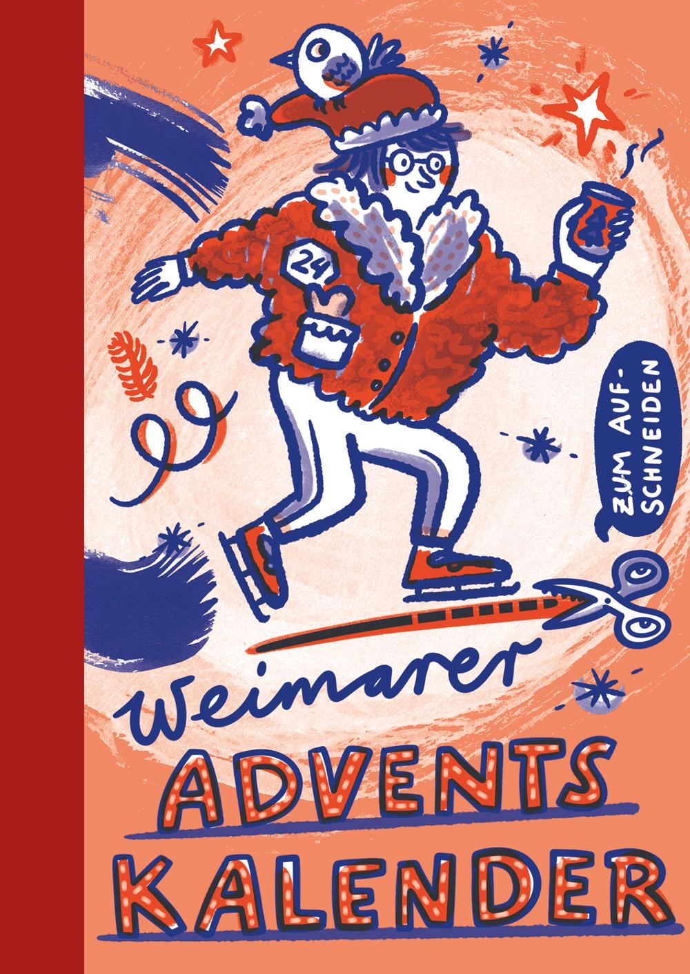 Vorderes Coverbild Weimarer Adventskalender