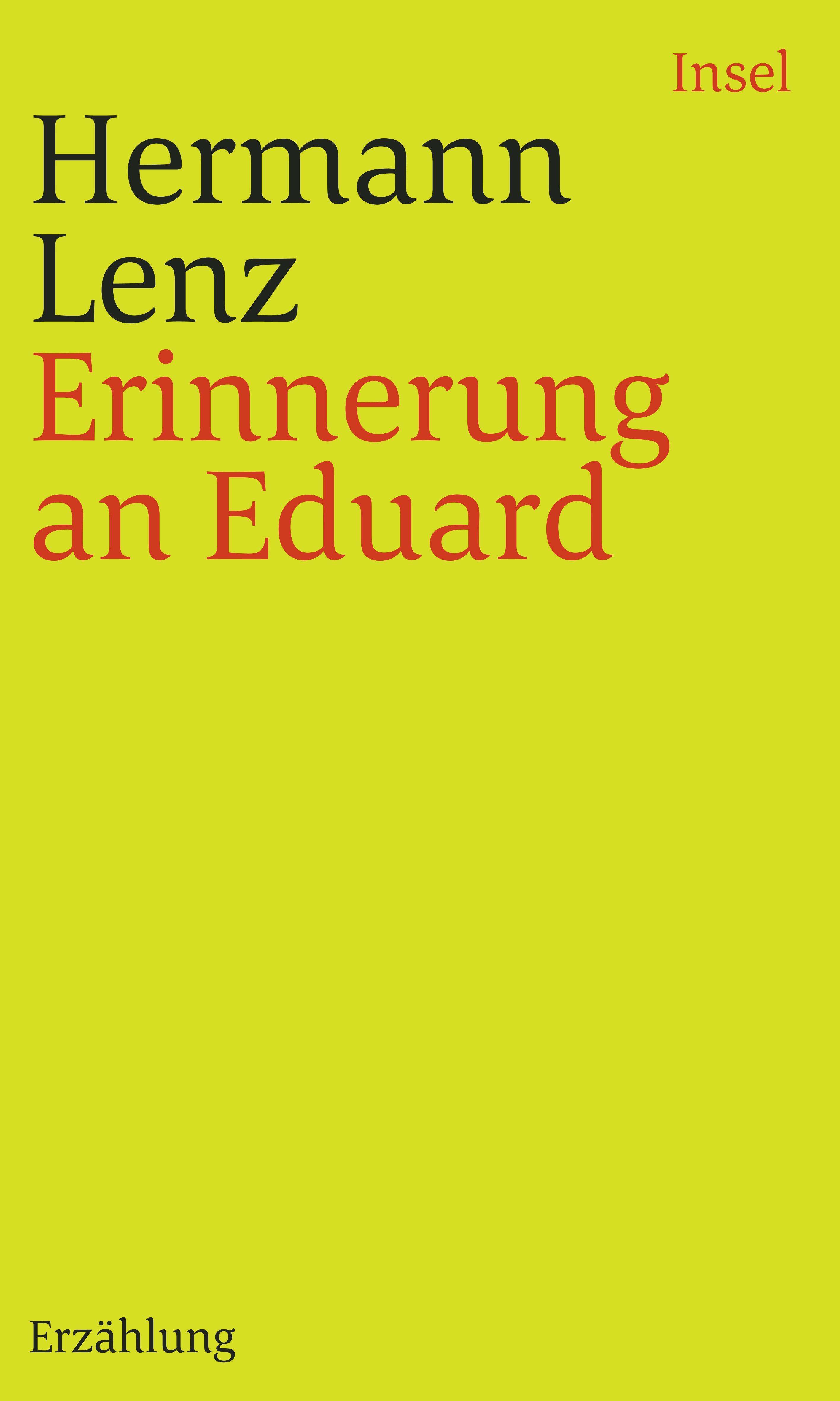 Vorderes Coverbild Erinnerung an Eduard