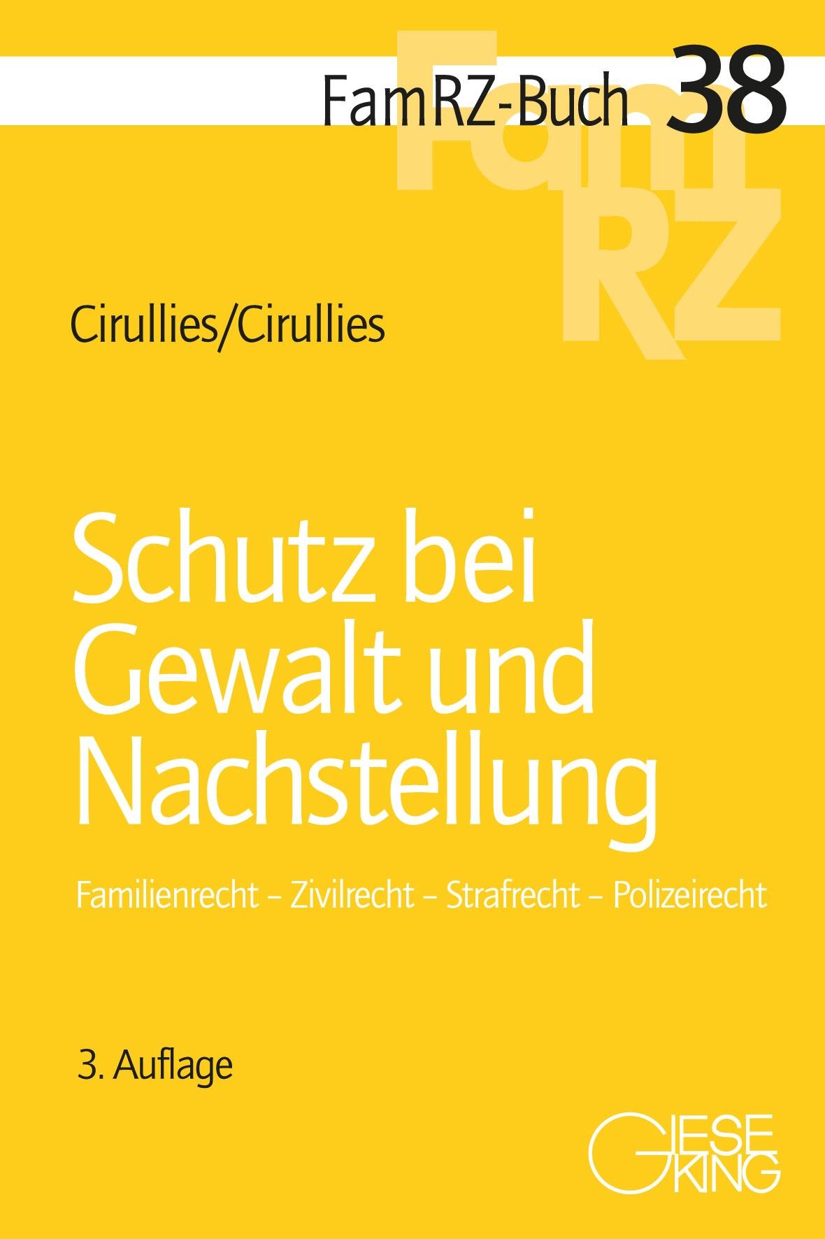 Vorderes Coverbild Schutz bei Gewalt und Nachstellung