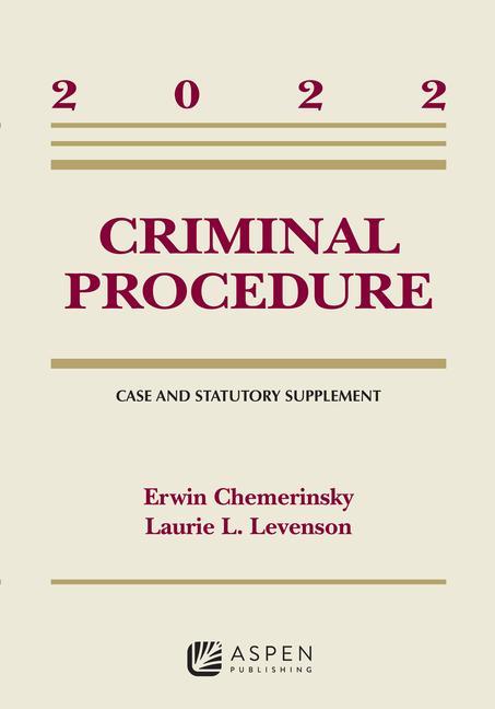 Vorderes Coverbild Criminal Procedure