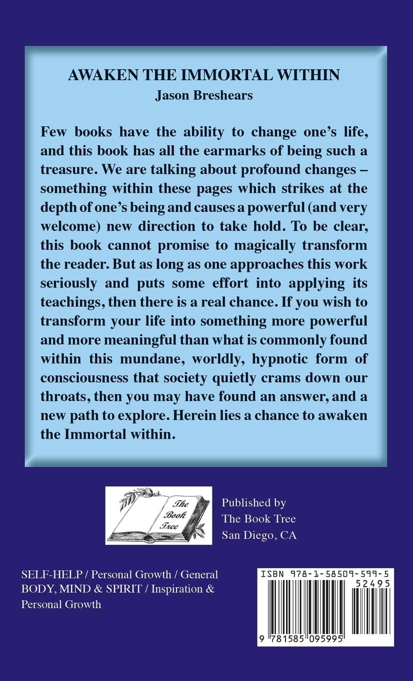 Rückseitencover Awaken the Immortal Within