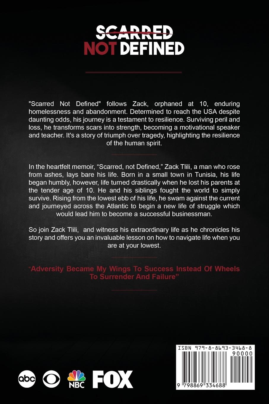 Rückseitencover Scarred Not Defined