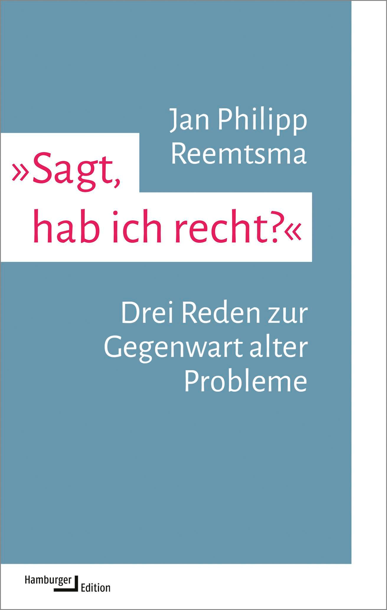 Vorderes Coverbild 'Sagt, hab ich recht?'