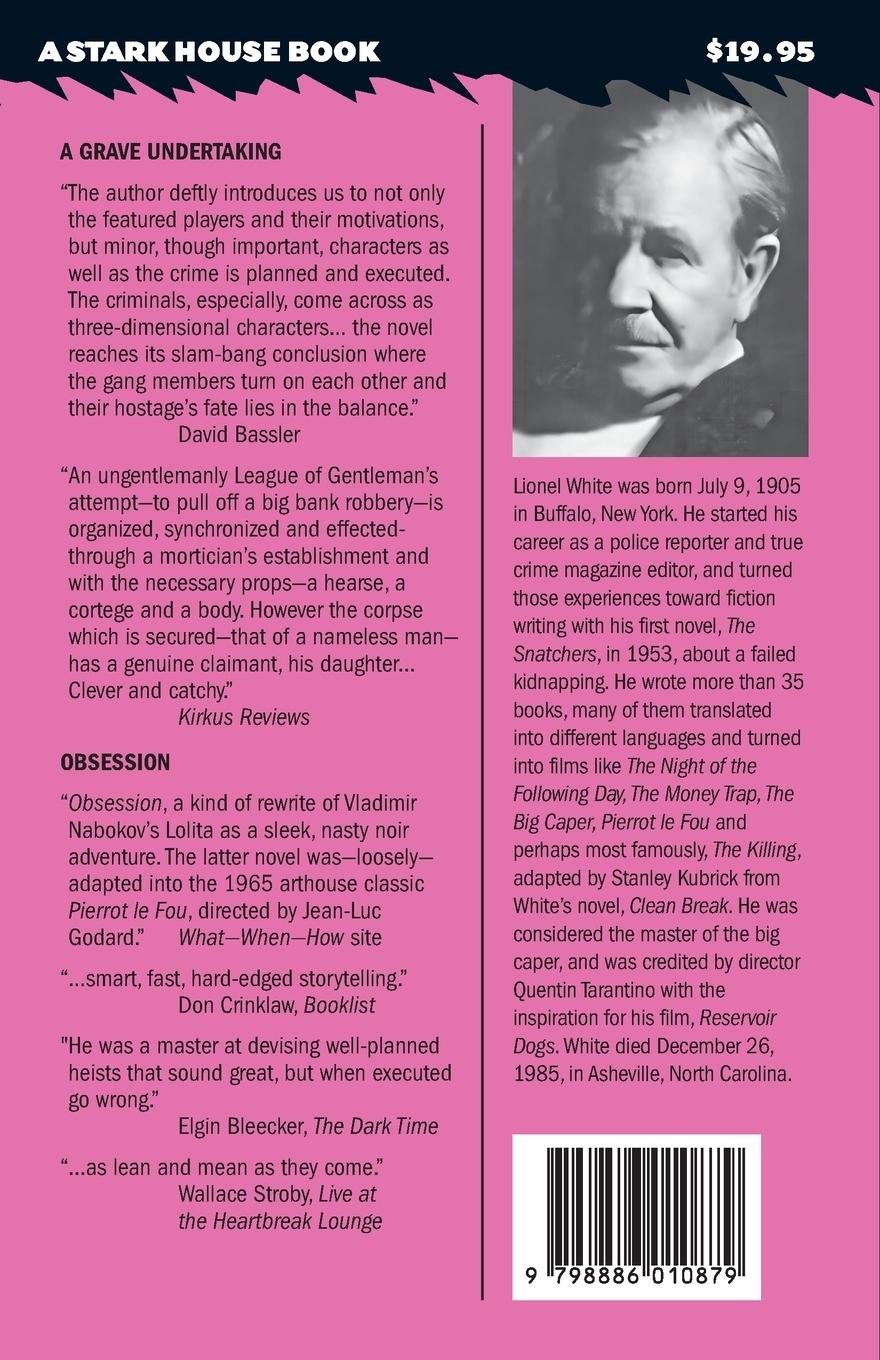 Rückseitencover A Grave Undertaking / Obsession