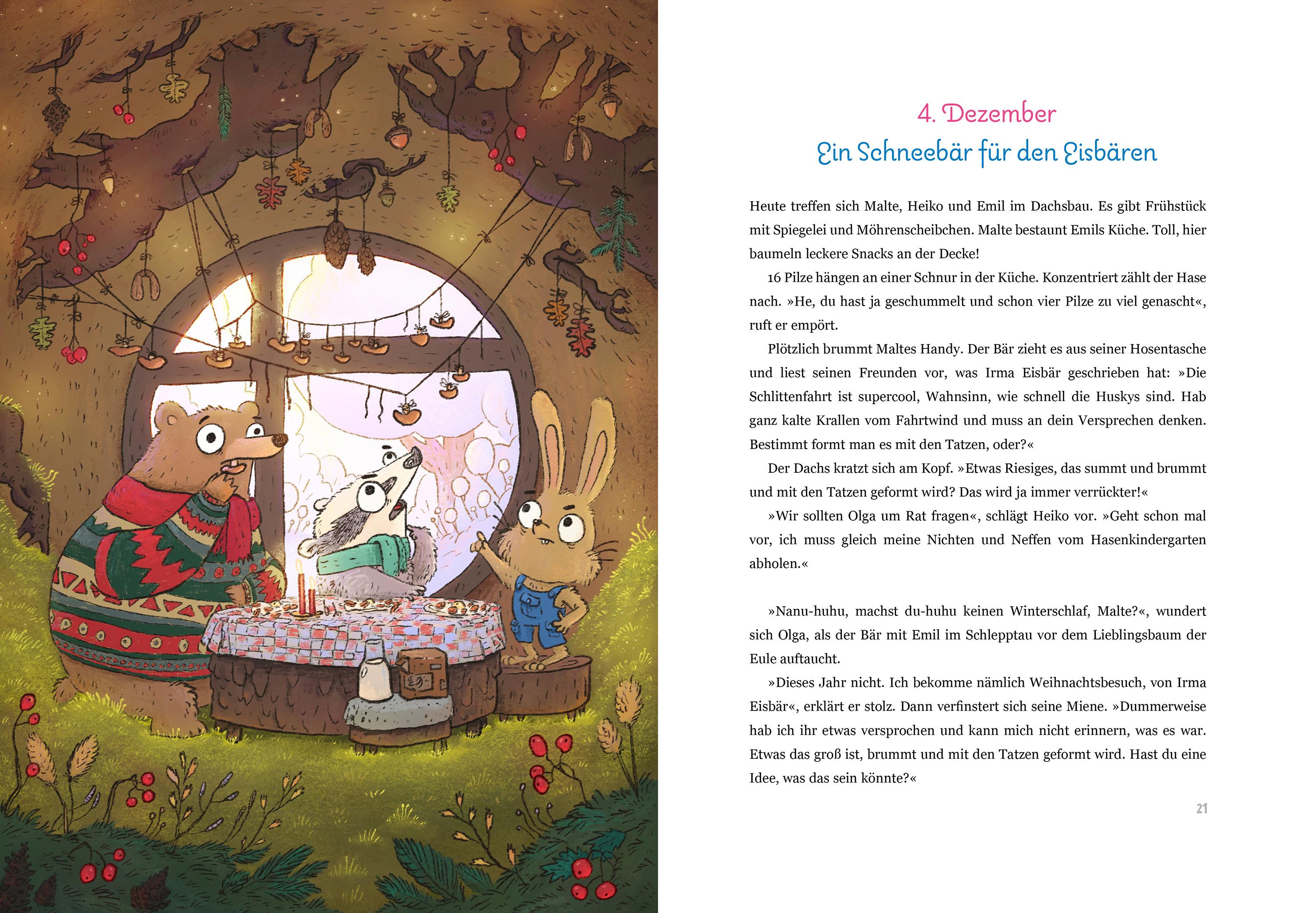 Beispielinhalt (Bild) Huch, wer kommt da zu Besuch?