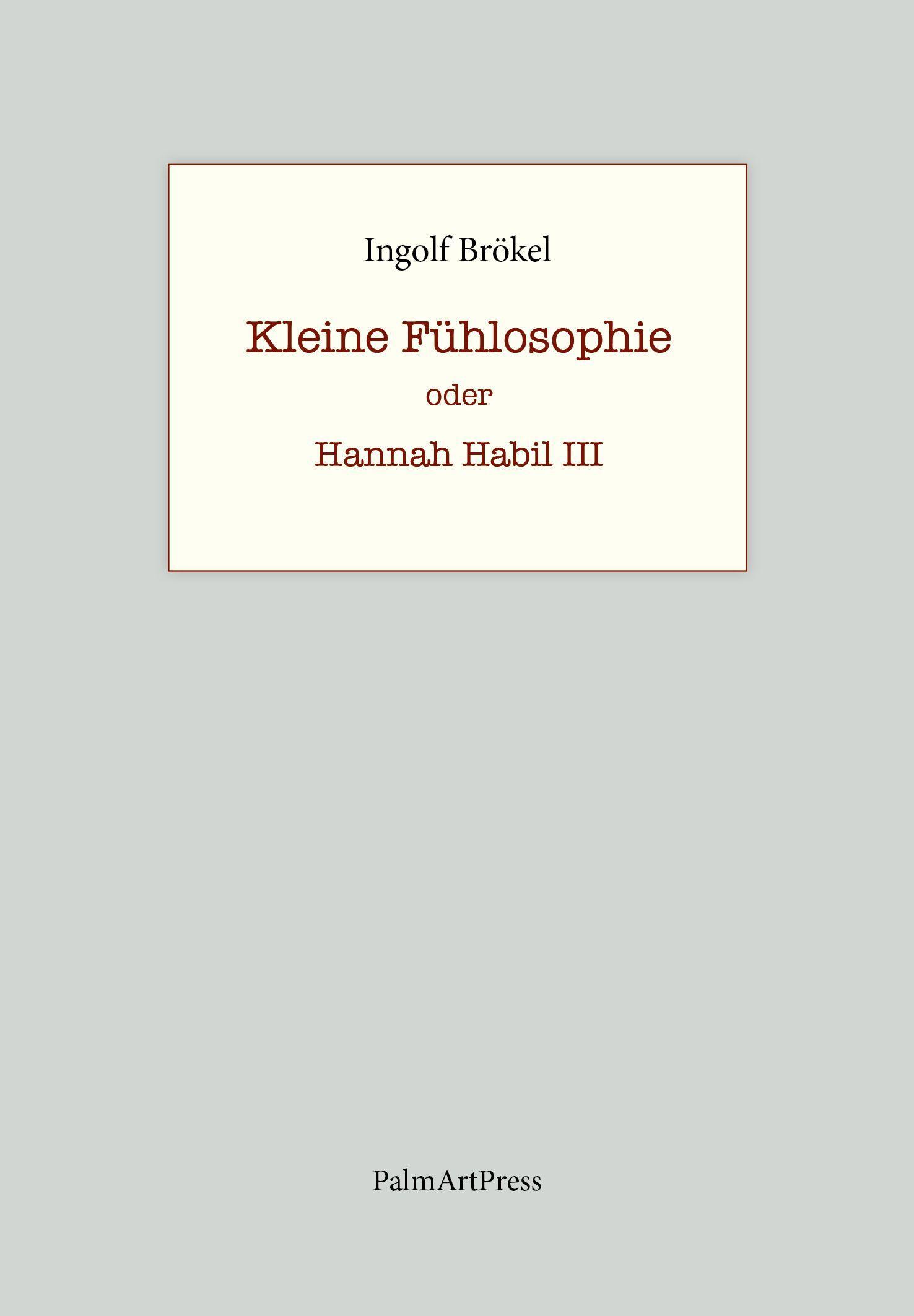 Vorderes Coverbild Kleine Fühlosophie