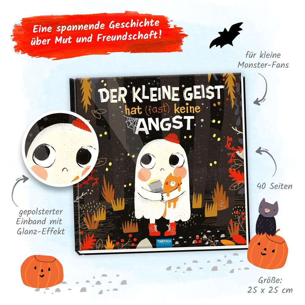 Beispielinhalt (Bild) Trötsch Vorlesebuch Der kleine Geist hat (fast) keine Angst