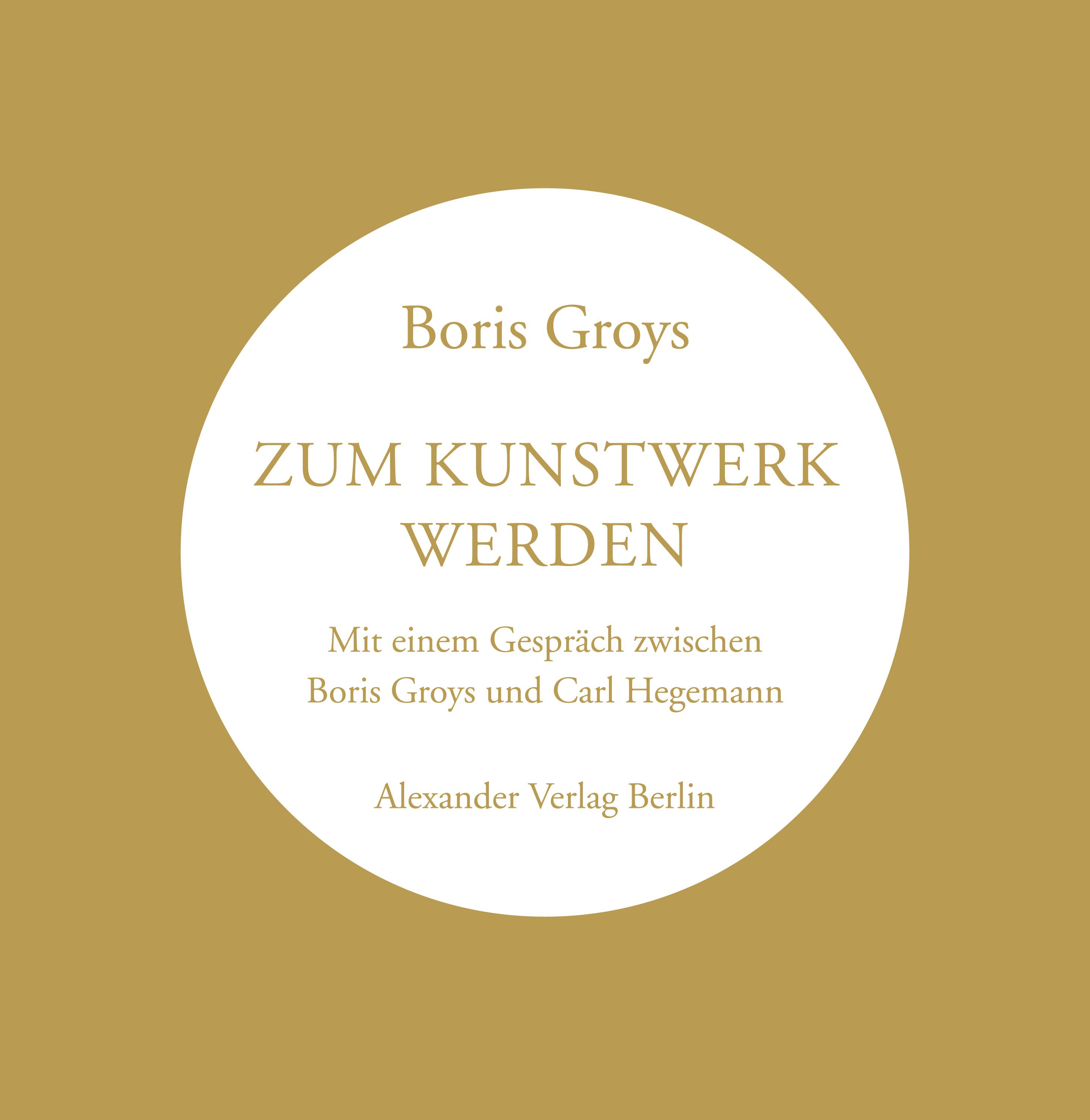 Vorderes Coverbild Zum Kunstwerk werden