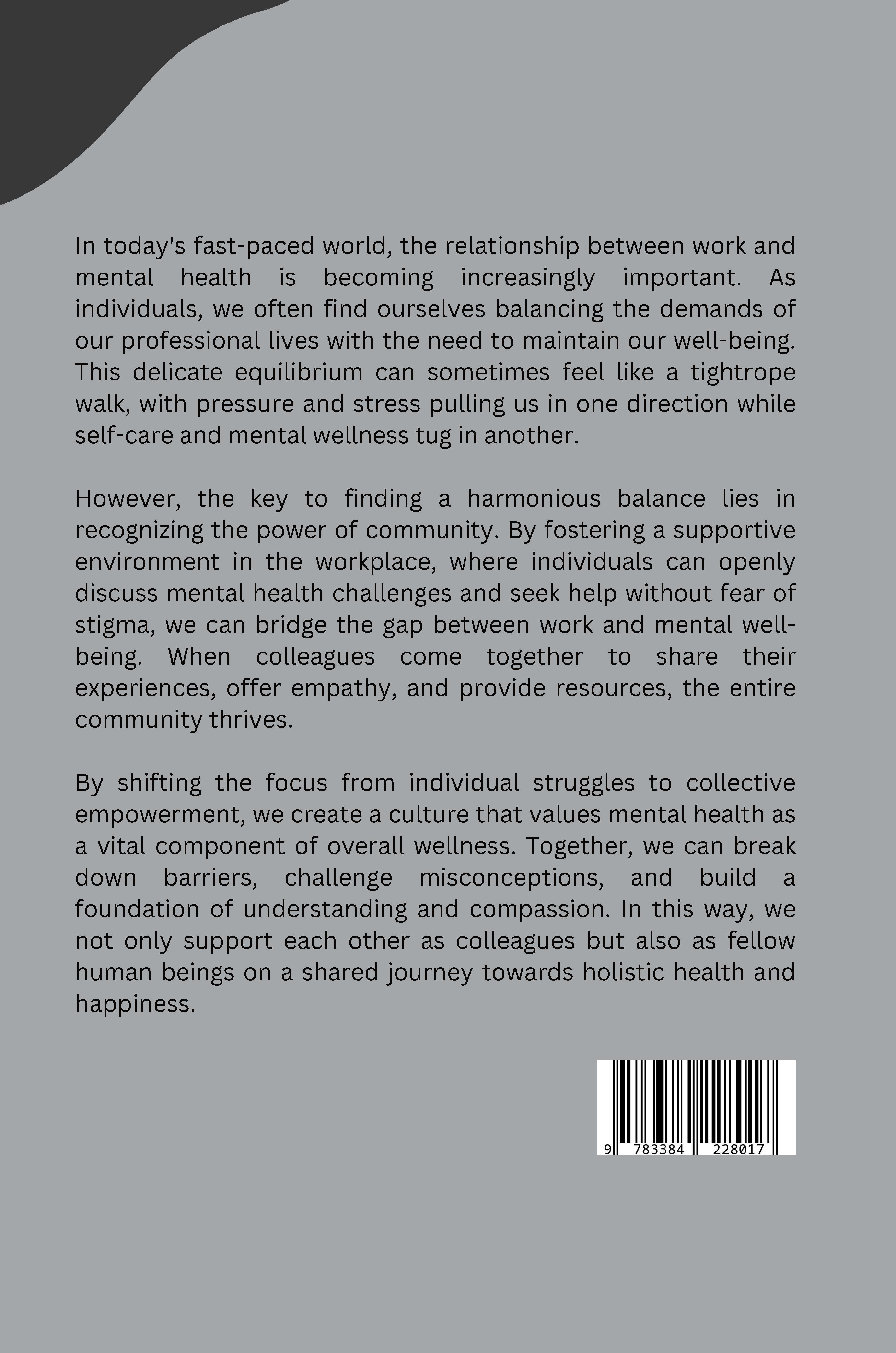 Rückseitencover From Individual to Community: Bridging the Gap Between Work and Mental Health