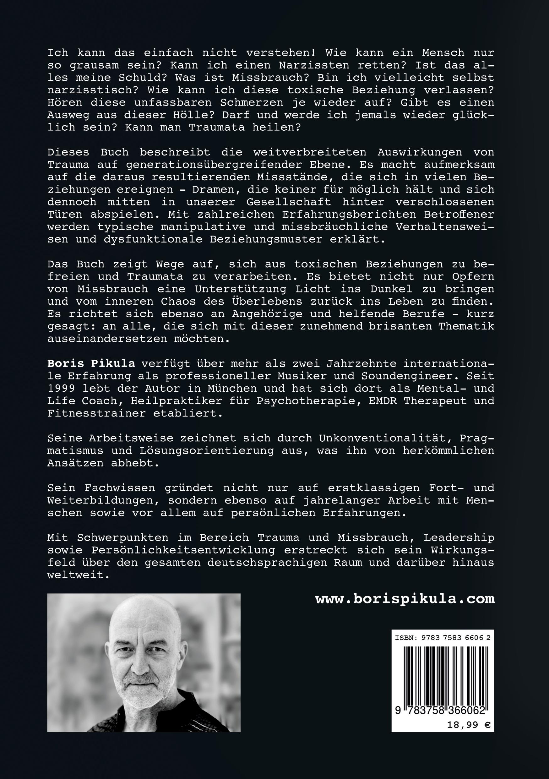 Rückseitencover Das Geschenk des Schmerzes