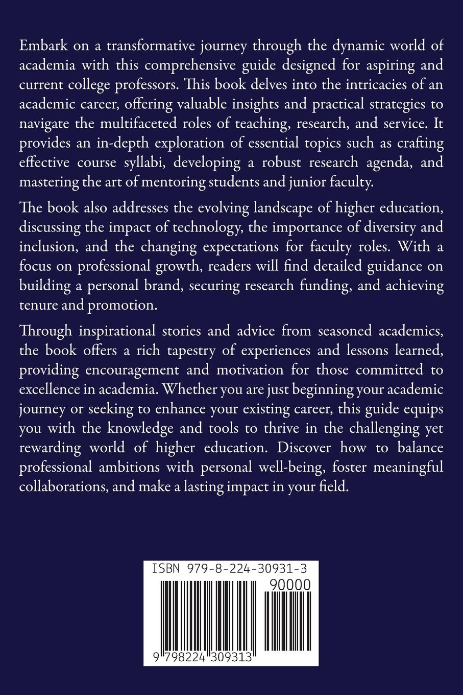 Rückseitencover Pathways to Professorship