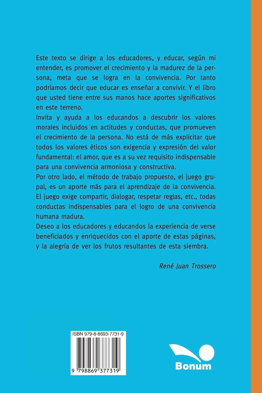 Rückseitencover Descubrir valores jugando