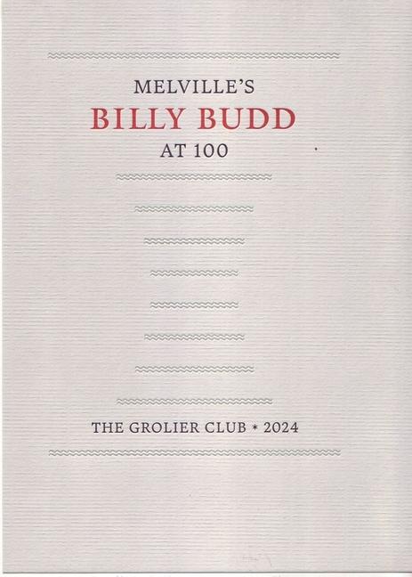 Vorderes Coverbild Melville's Billy Budd at 100