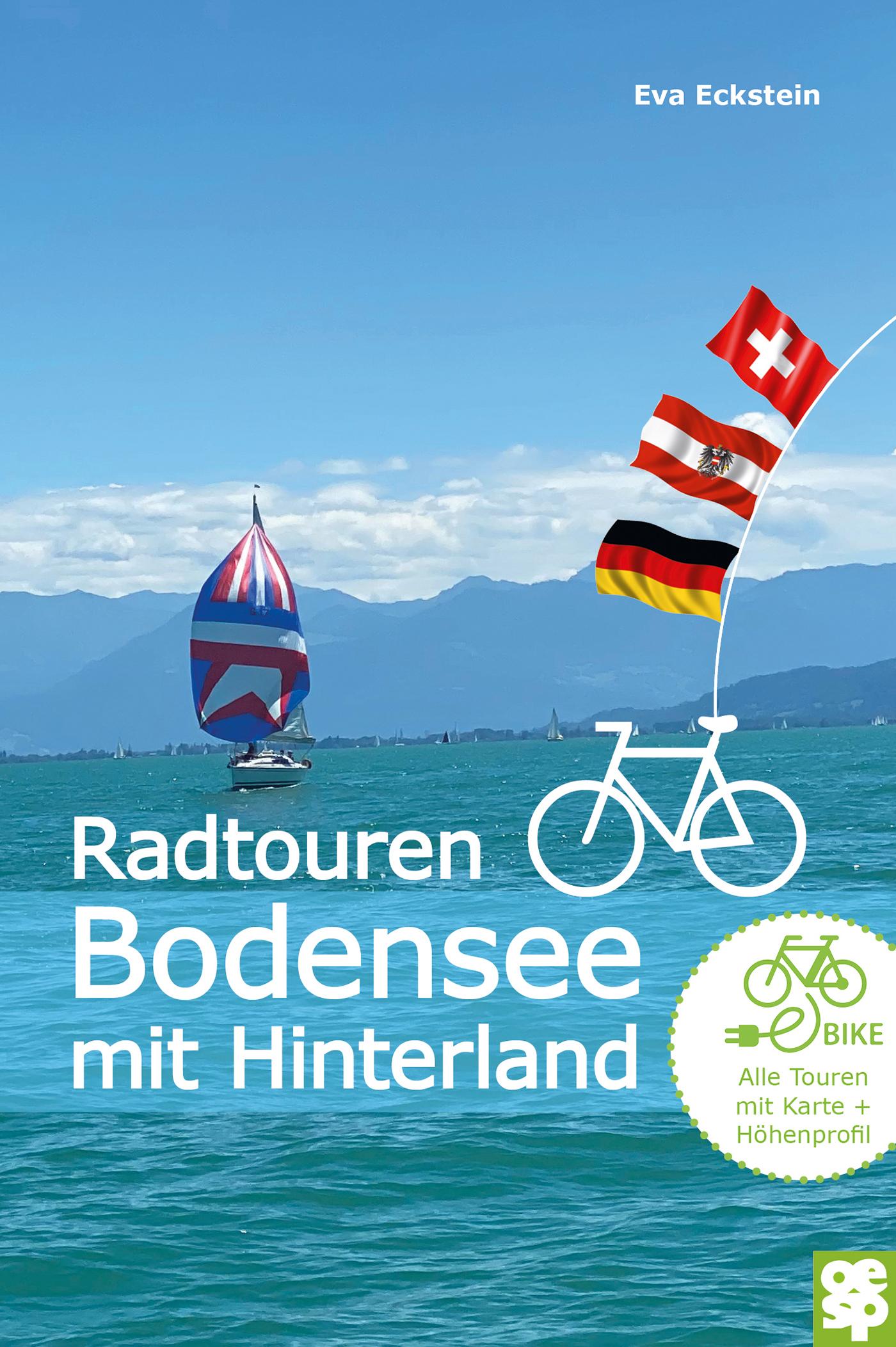 Vorderes Coverbild Radtouren Bodensee mit Hinterland