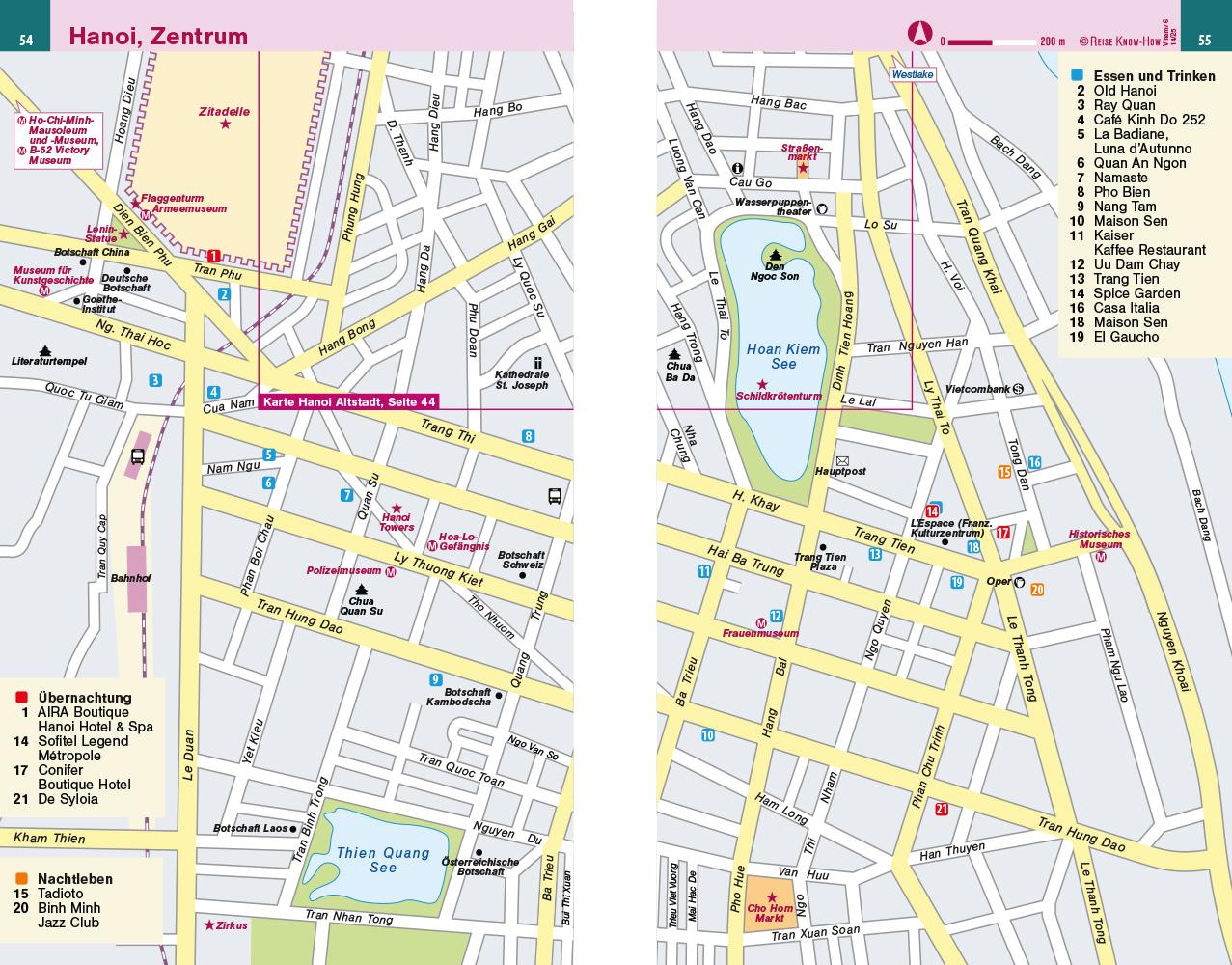 Beispielinhalt (Bild) Reise Know-How Reiseführer Vietnam