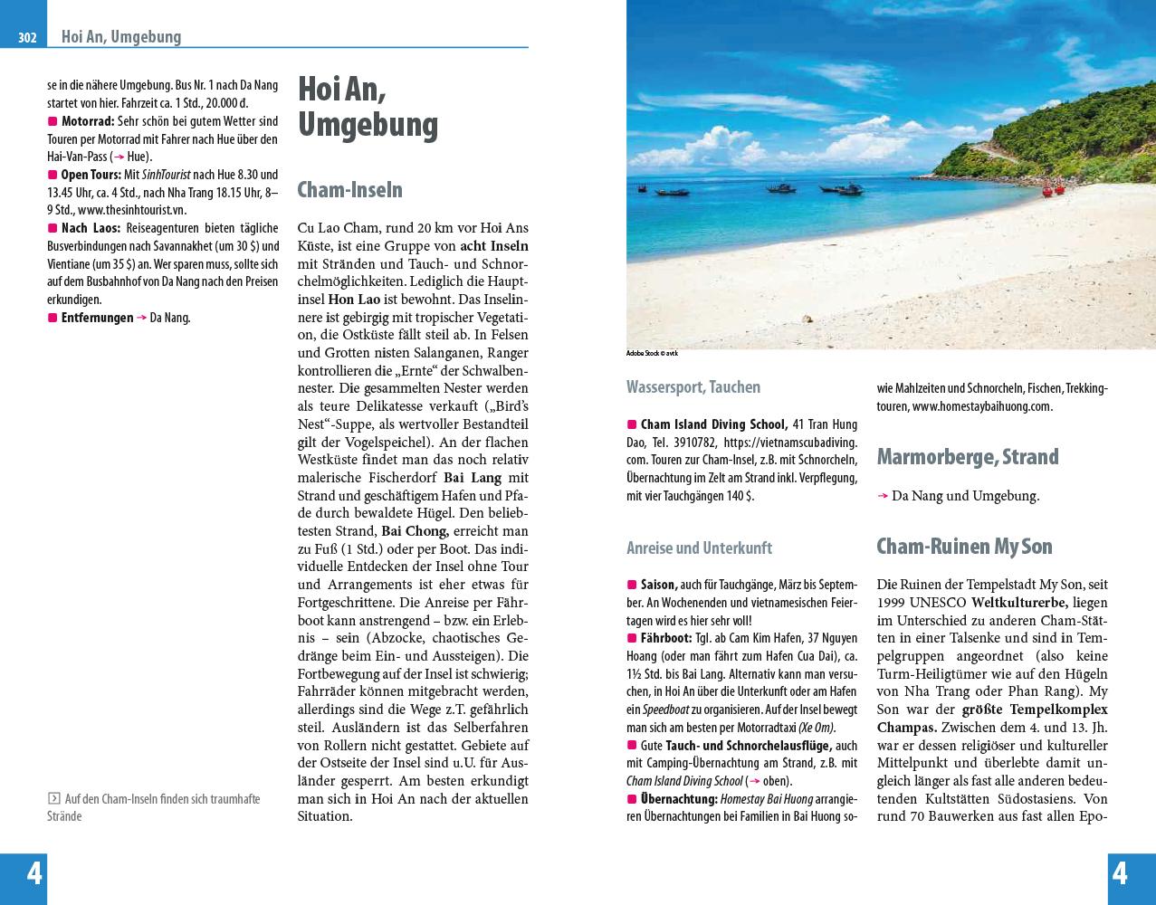 Beispielinhalt (Bild) Reise Know-How Reiseführer Vietnam