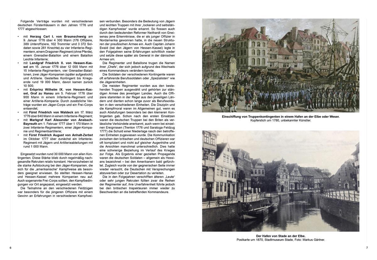 Beispielinhalt (Bild) Die deutschen Kontingente im Amerikanischen Unabhängigkeitskrieg 1776-1783