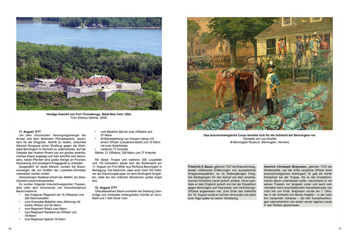 Beispielinhalt (Bild) Die deutschen Kontingente im Amerikanischen Unabhängigkeitskrieg 1776-1783