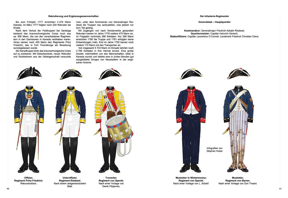 Beispielinhalt (Bild) Die deutschen Kontingente im Amerikanischen Unabhängigkeitskrieg 1776-1783