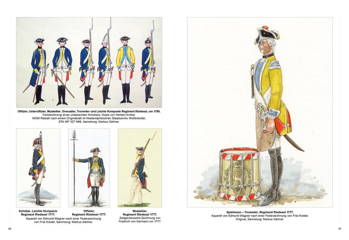 Beispielinhalt (Bild) Die deutschen Kontingente im Amerikanischen Unabhängigkeitskrieg 1776-1783