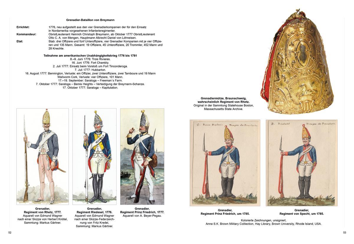 Beispielinhalt (Bild) Die deutschen Kontingente im Amerikanischen Unabhängigkeitskrieg 1776-1783