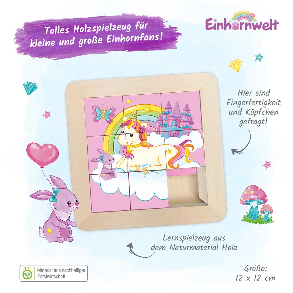 Beispielinhalt (Bild) Trötsch Schiebepuzzle Einhornwelt