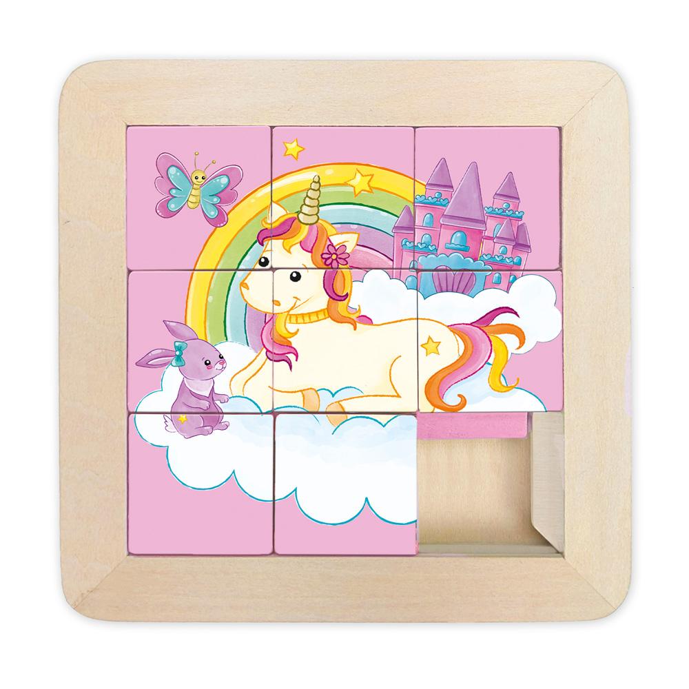 Vorderes Coverbild Trötsch Schiebepuzzle Einhornwelt