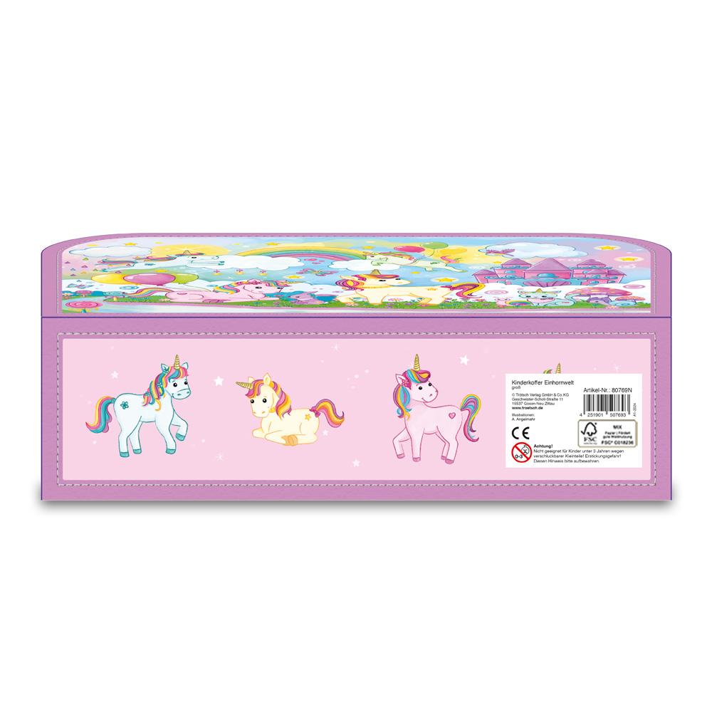Rückseitencover Trötsch Kinderkoffer groß Einhornwelt