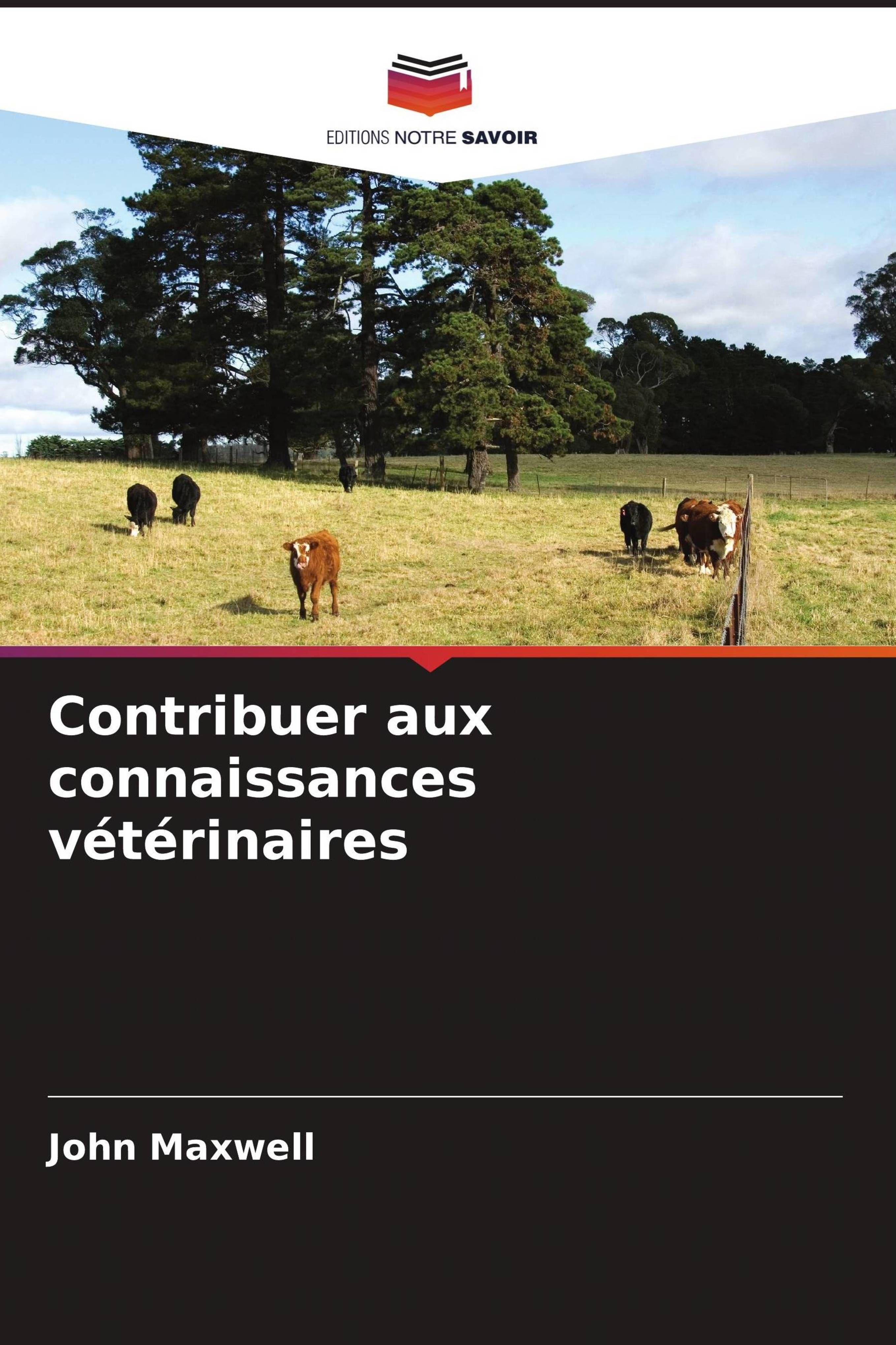 Vorderes Coverbild Contribuer aux connaissances vétérinaires
