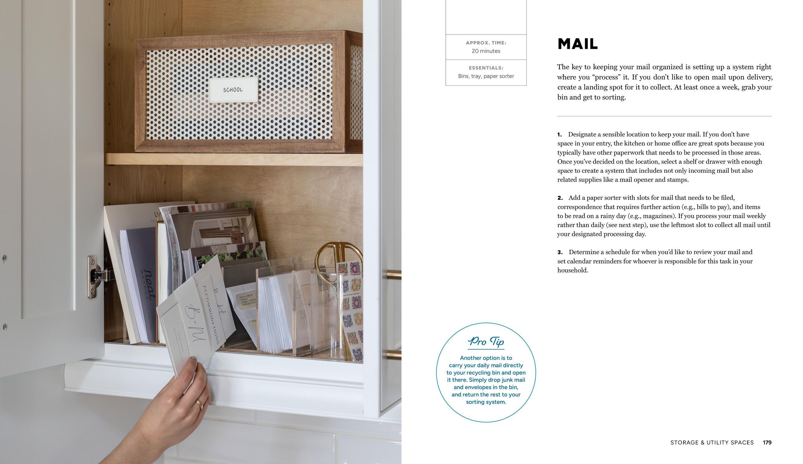 Beispielinhalt (Bild) The NEAT Method Organizing Recipe Book