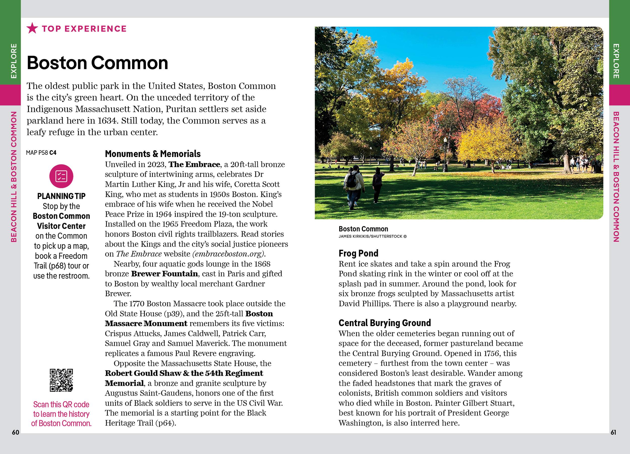 Beispielinhalt (Bild) Lonely Planet Pocket Boston