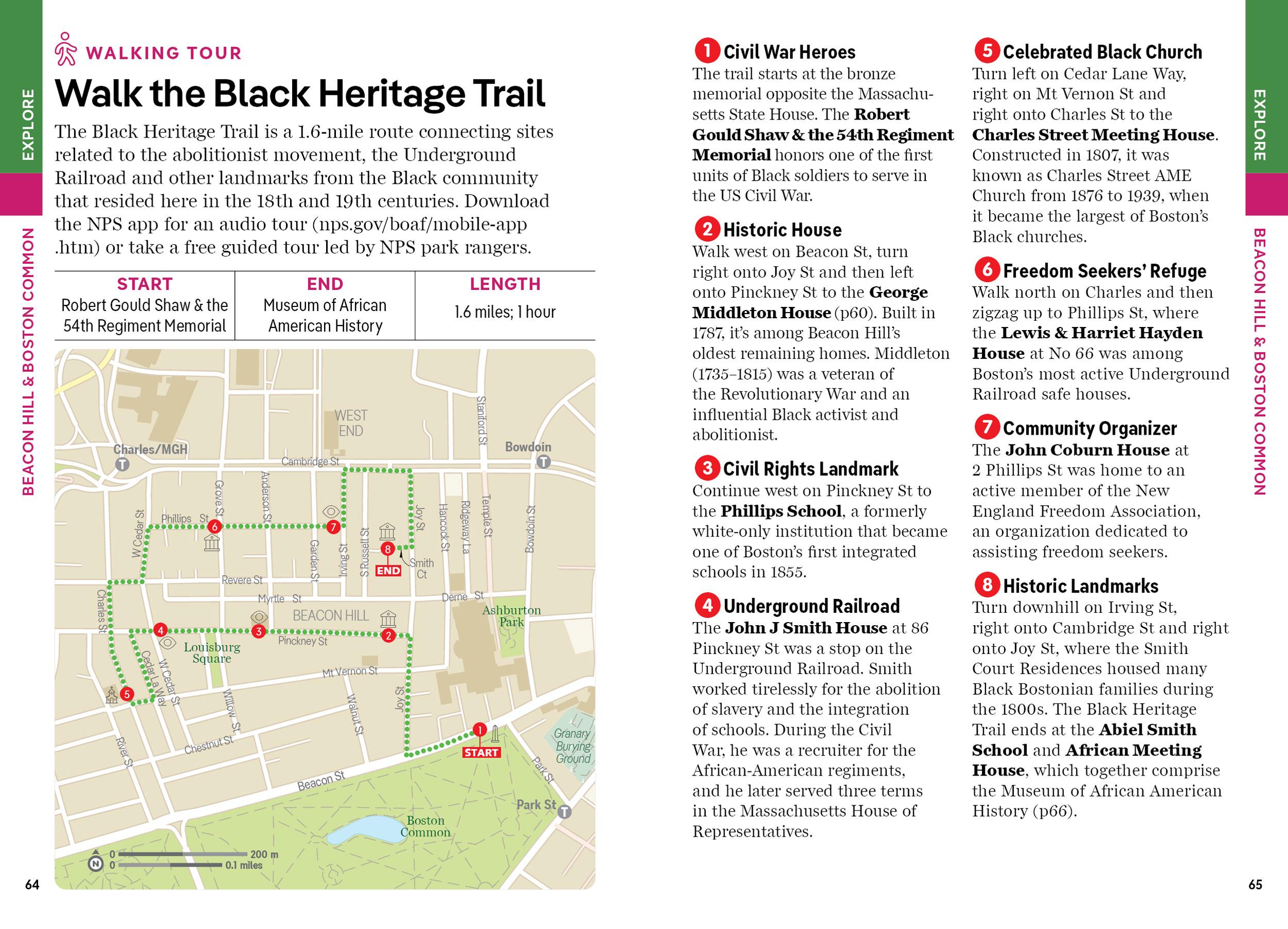 Beispielinhalt (Bild) Lonely Planet Pocket Boston