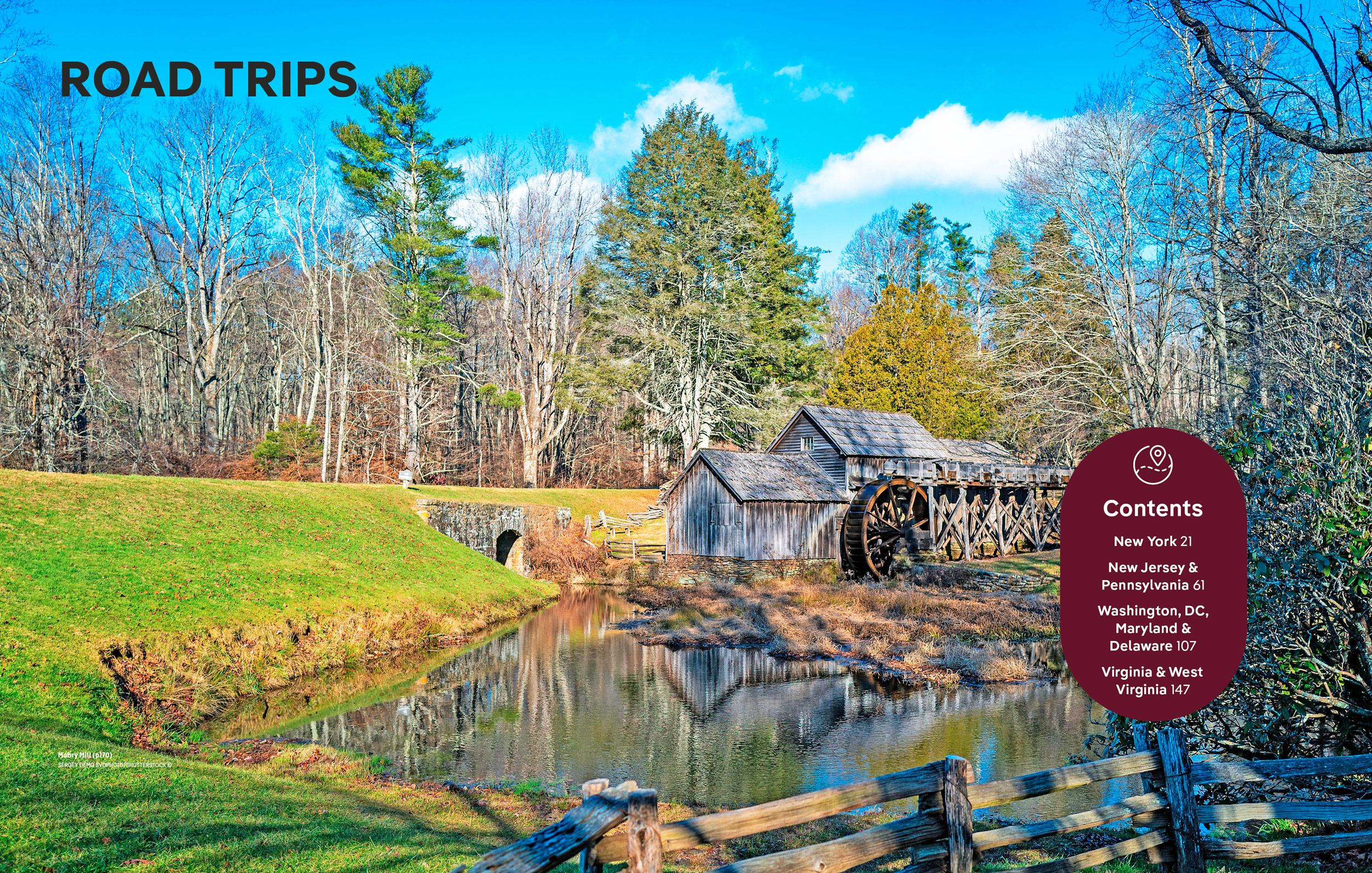 Beispielinhalt (Bild) Lonely Planet Best Road Trips New York & the Mid-Atlantic