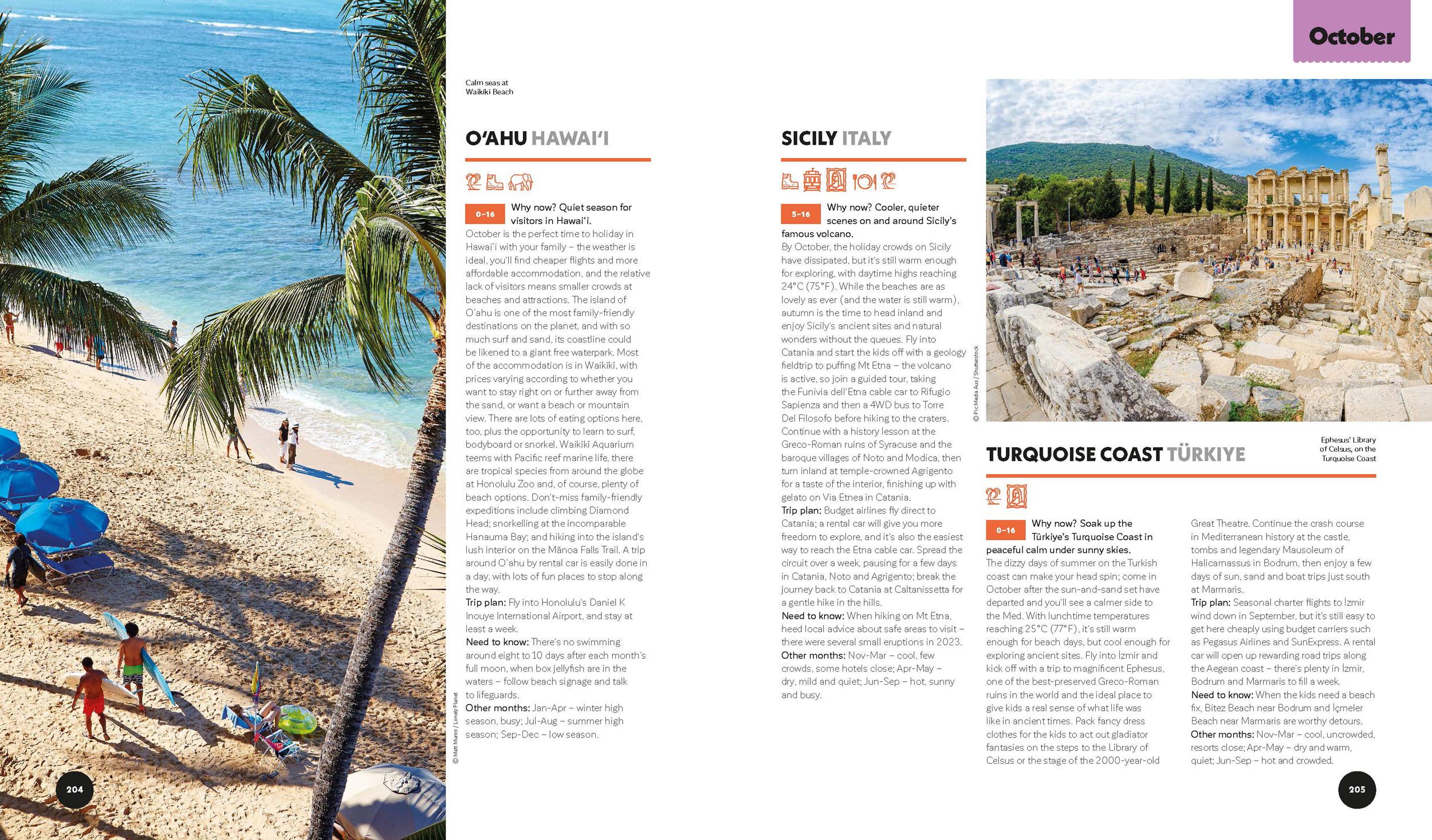 Beispielinhalt (Bild) Lonely Planet Where To Go When With Kids