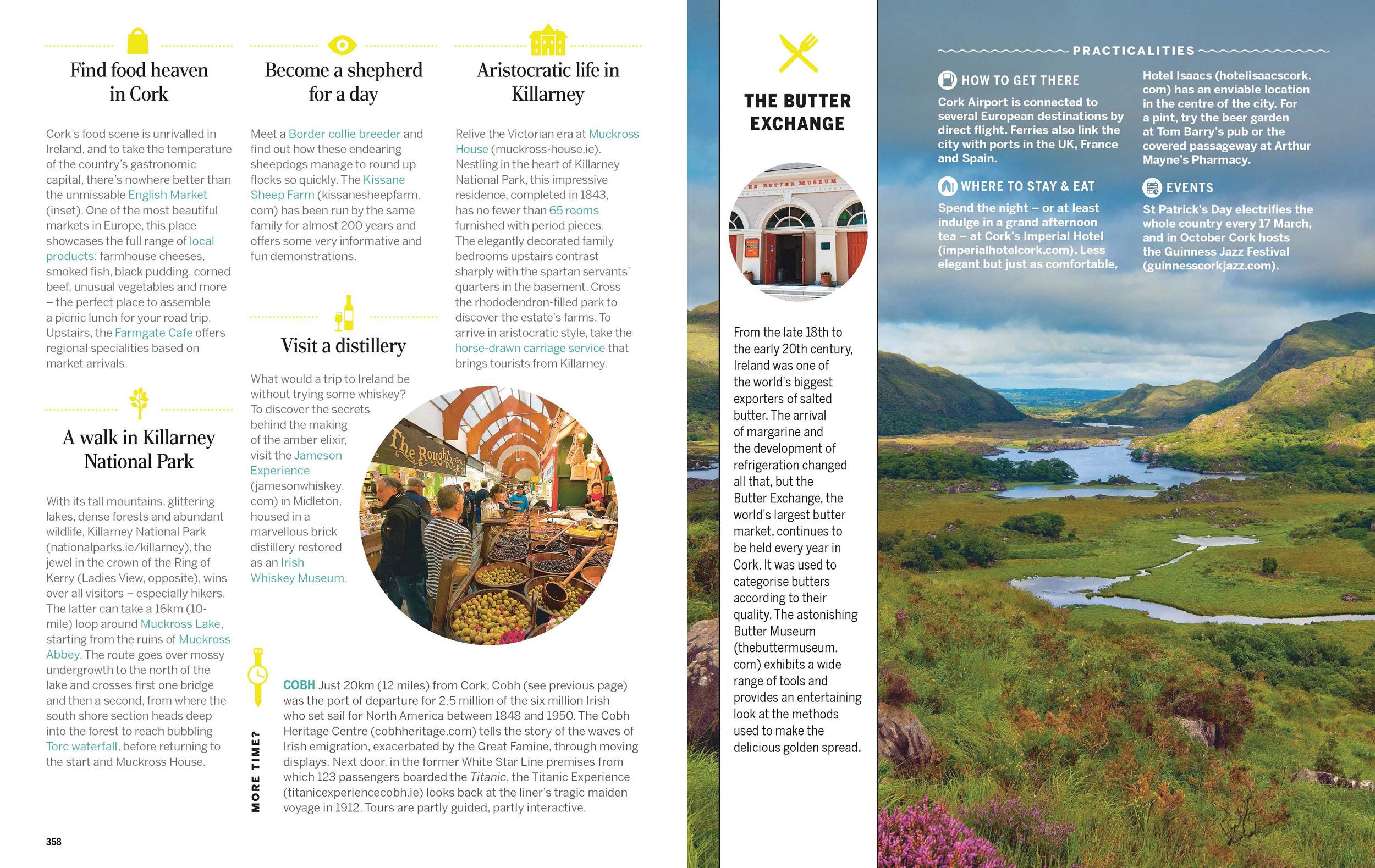 Beispielinhalt (Bild) Lonely Planet 100 Weekends in Europe