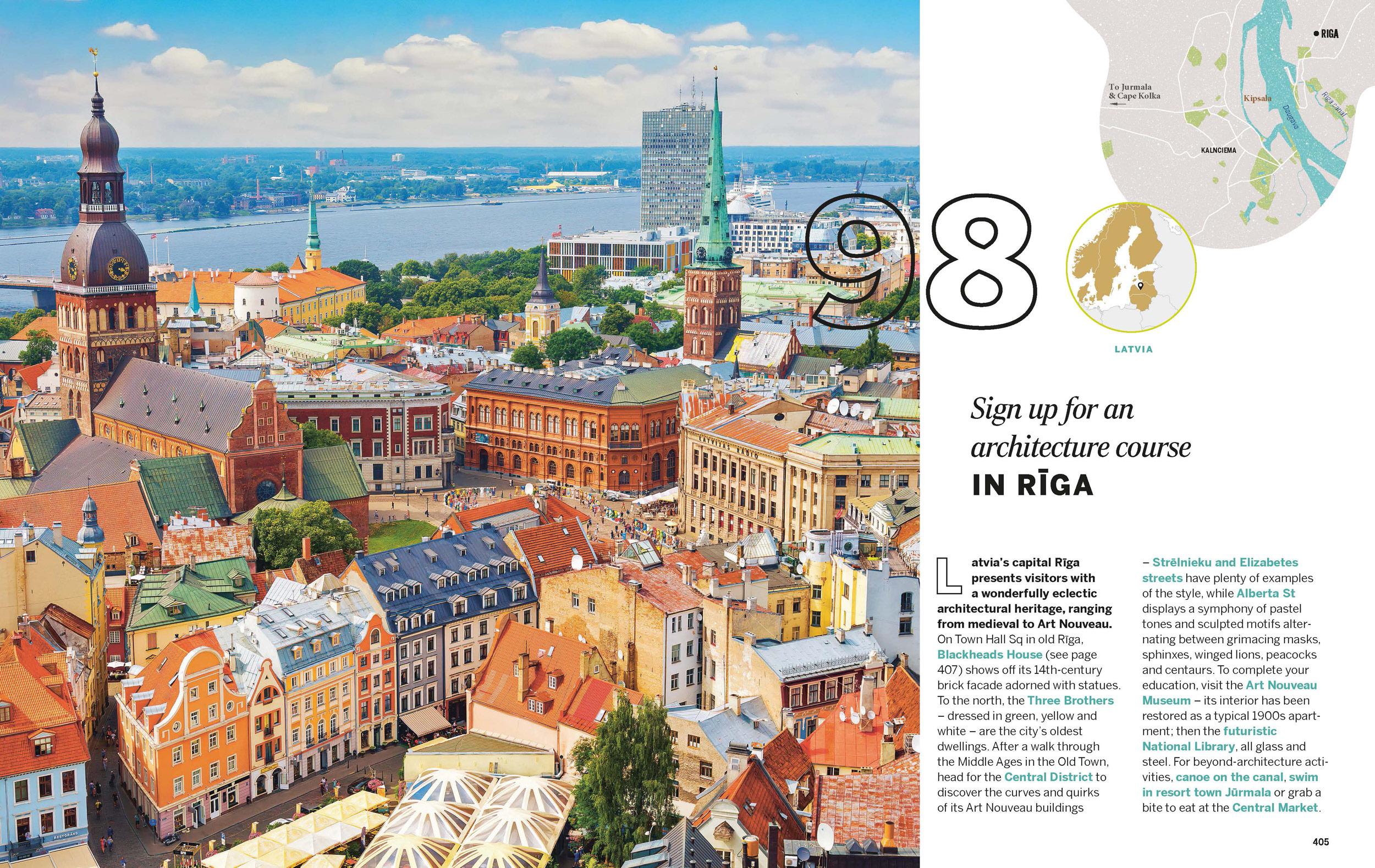 Beispielinhalt (Bild) Lonely Planet 100 Weekends in Europe